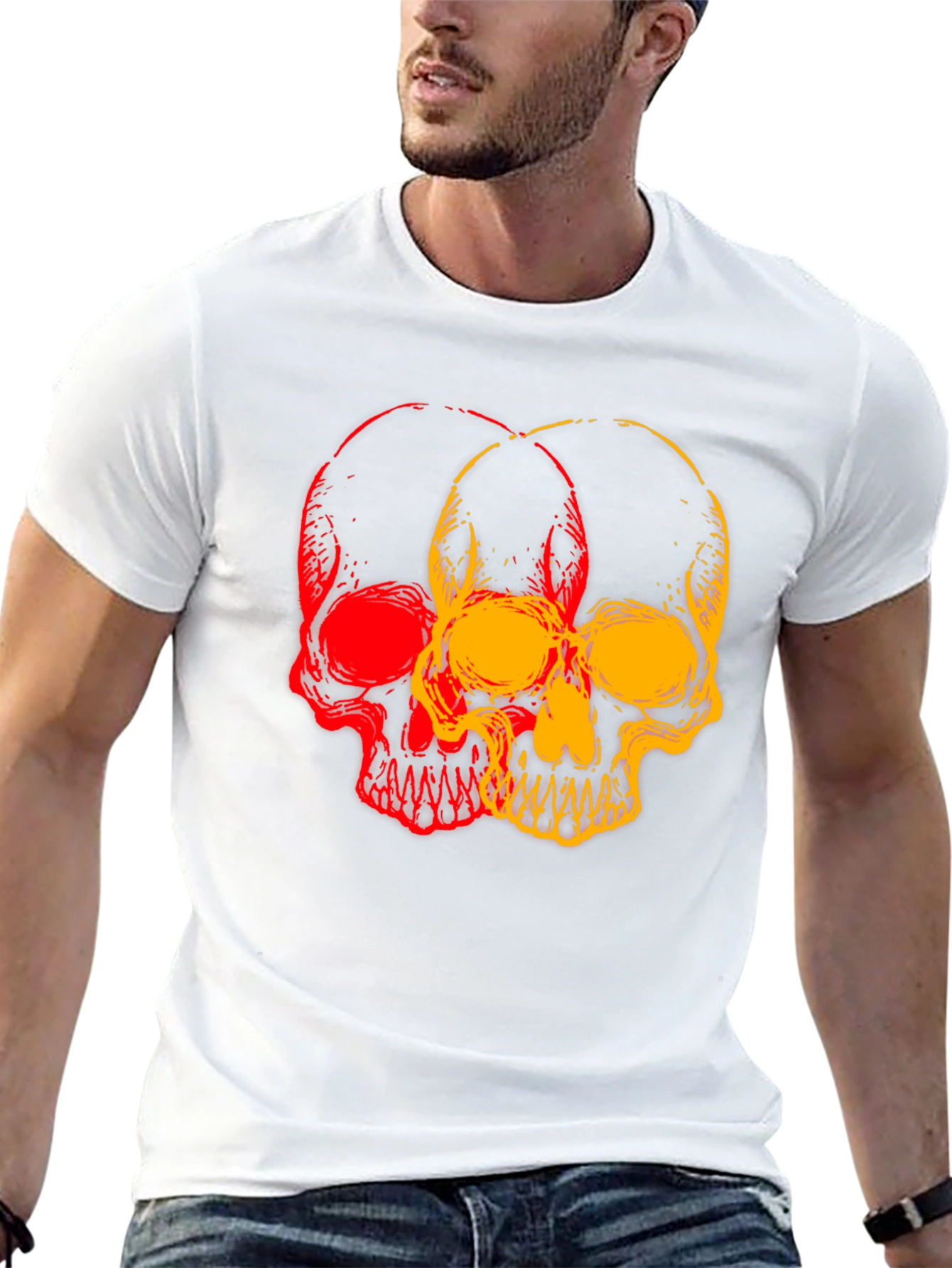 Skull Graphic T-Shirt - Bold Design