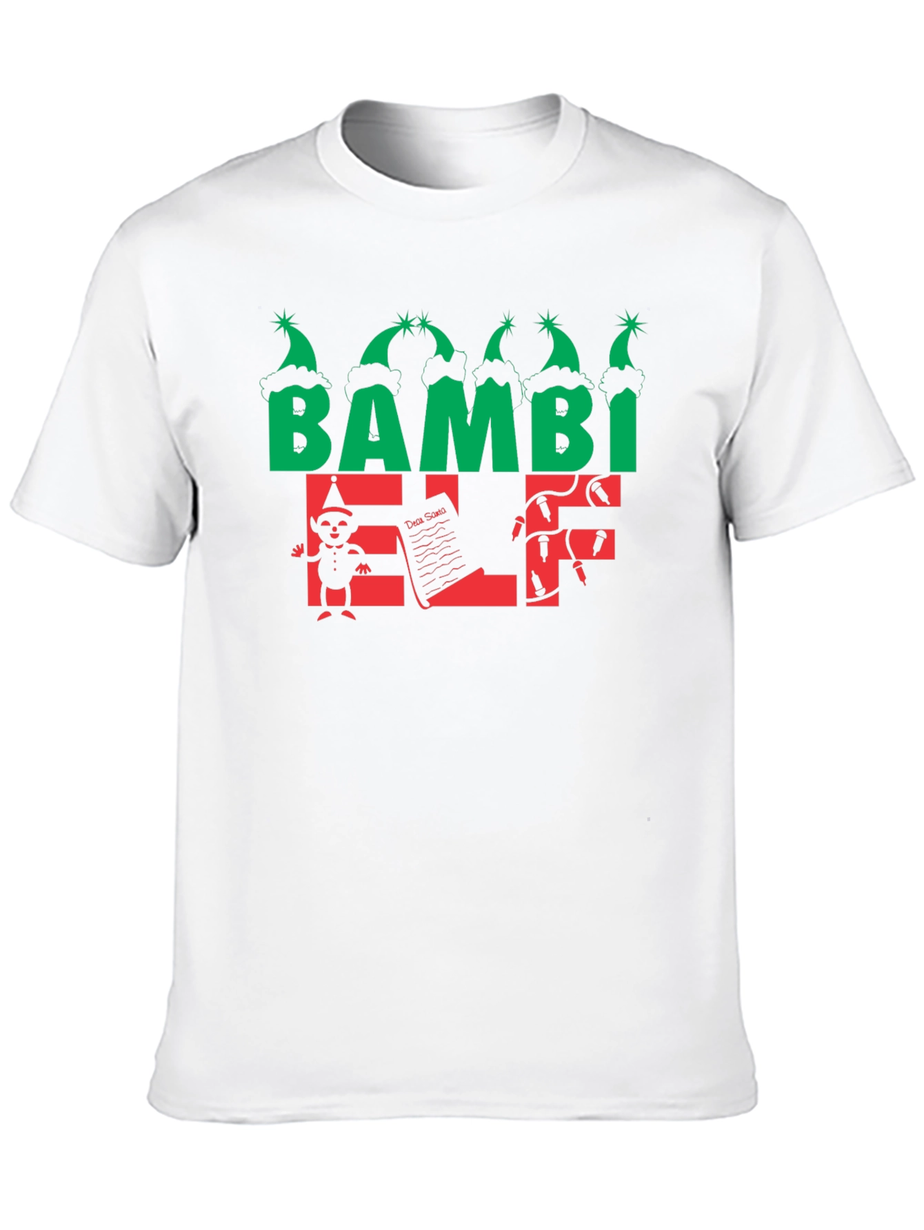 Bambi Elf Christmas T-Shirt - Holiday Gift