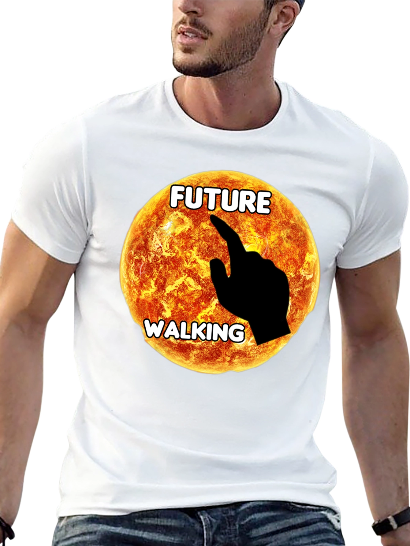 Future Walking Graphic T-Shirt