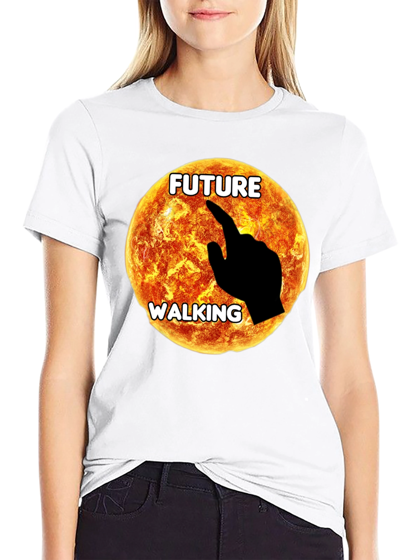 Future Walking Graphic T-Shirt