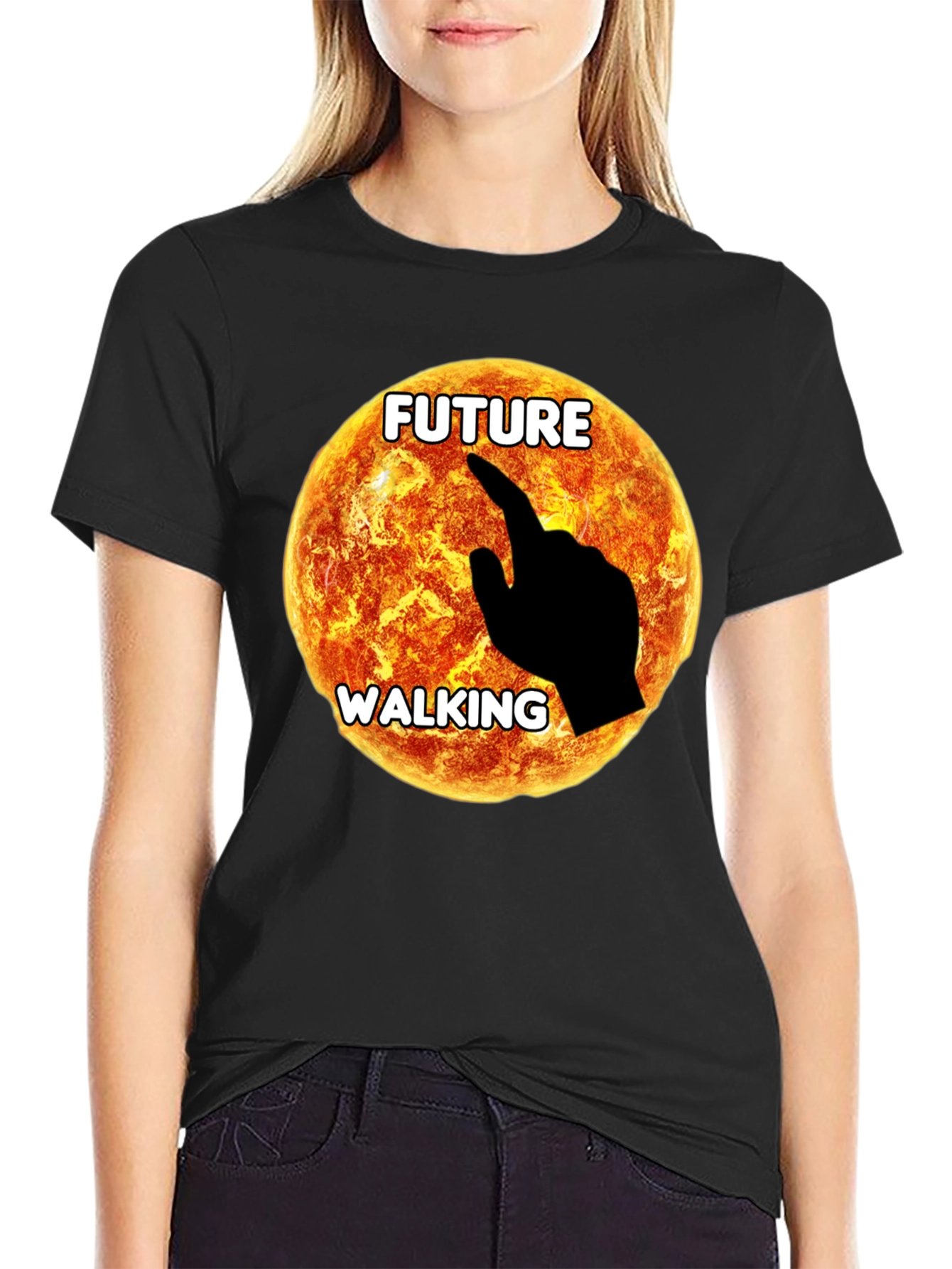 Future Walking Graphic T-Shirt