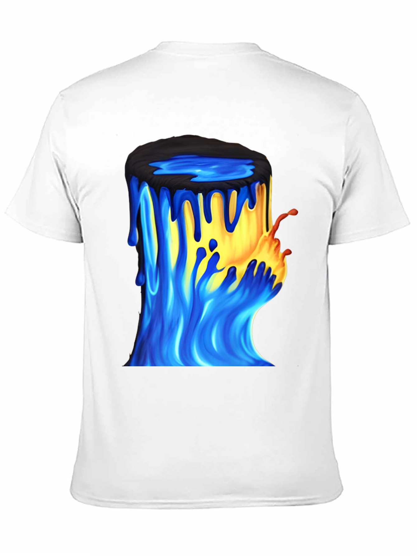 Paint Bucket Graphic Tee - Mens Black T-Shirt