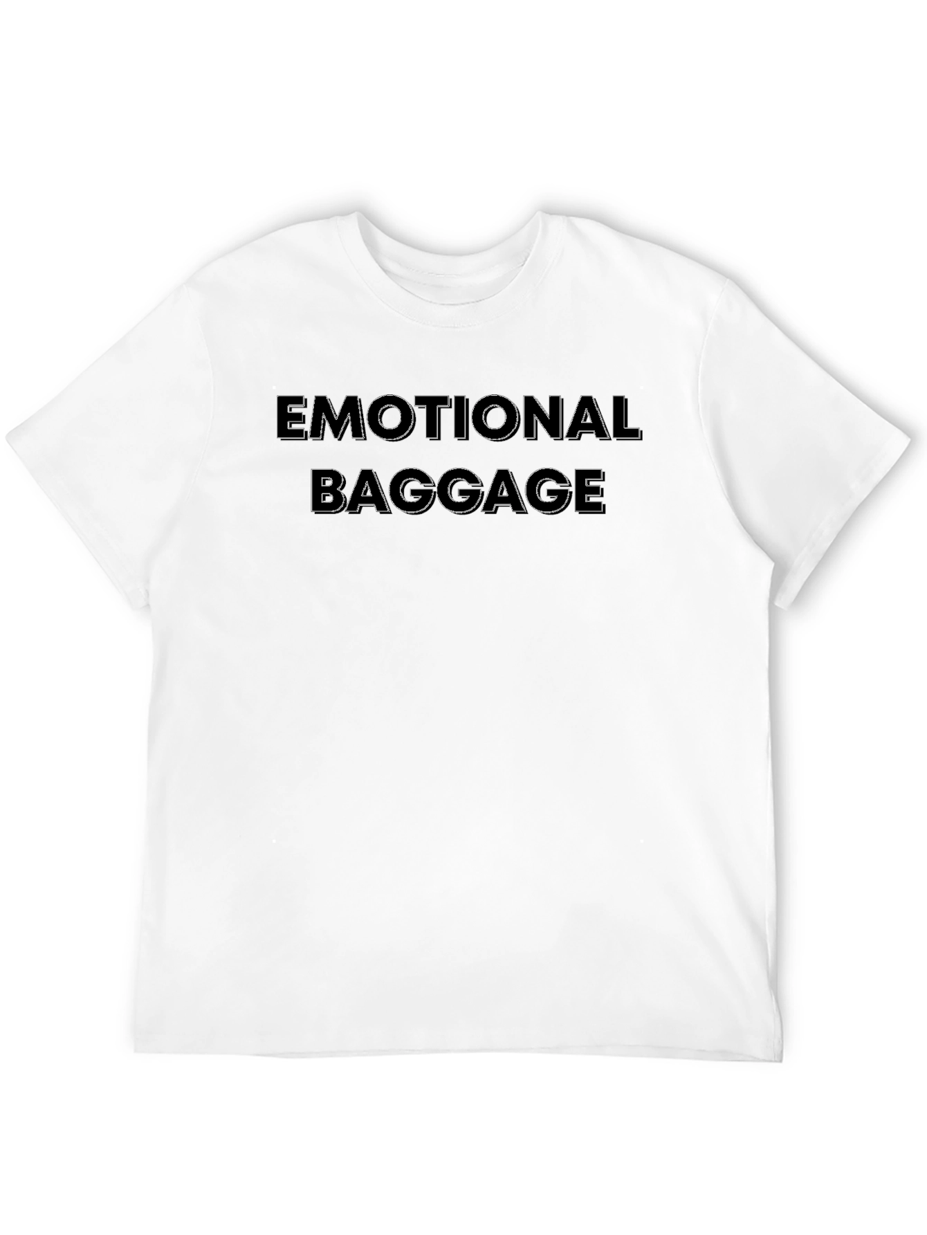 Emotional Baggage Graphic Tee - Black