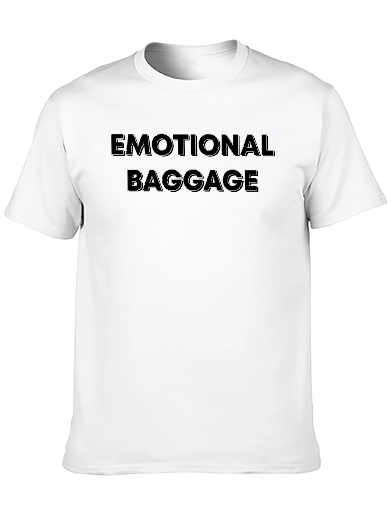 Emotional Baggage Graphic Tee - Black
