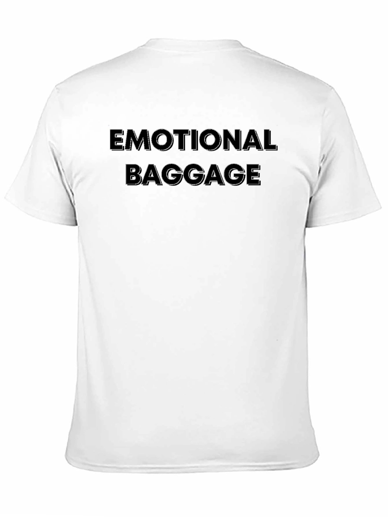 Emotional Baggage Graphic Tee - Black