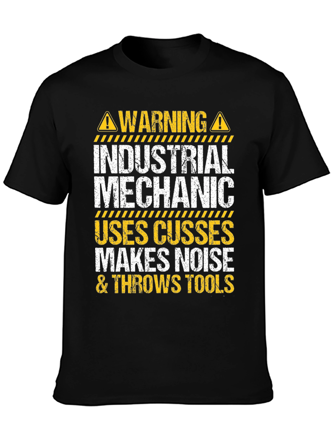 Industrial Mechanic Warning T-Shirt