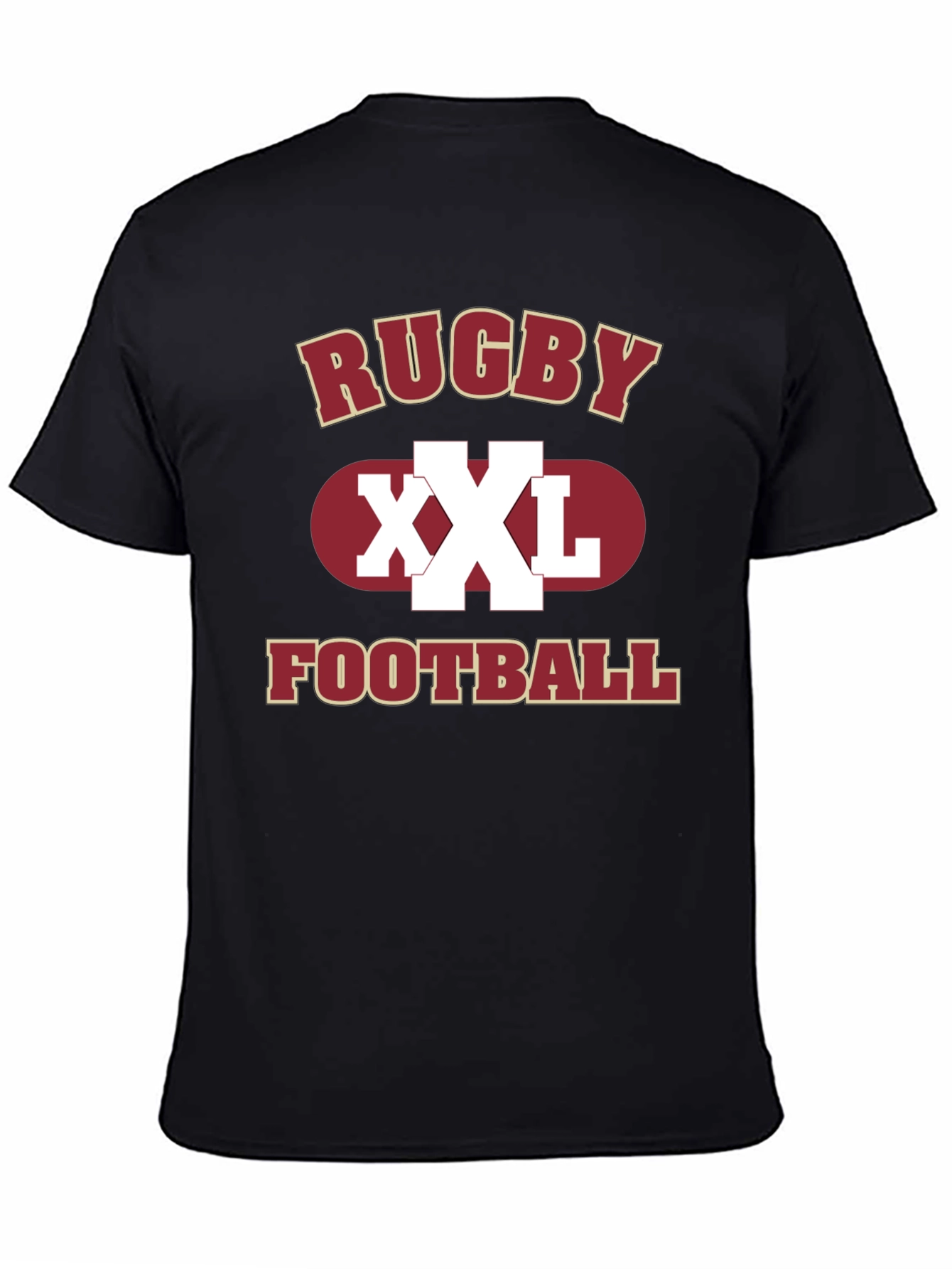 Rugby Football XXL Graphic Print Mens T-Shirt