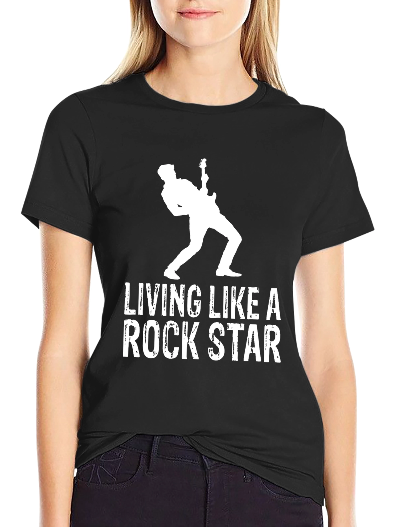 Living Like a Rock Star Graphic Tee