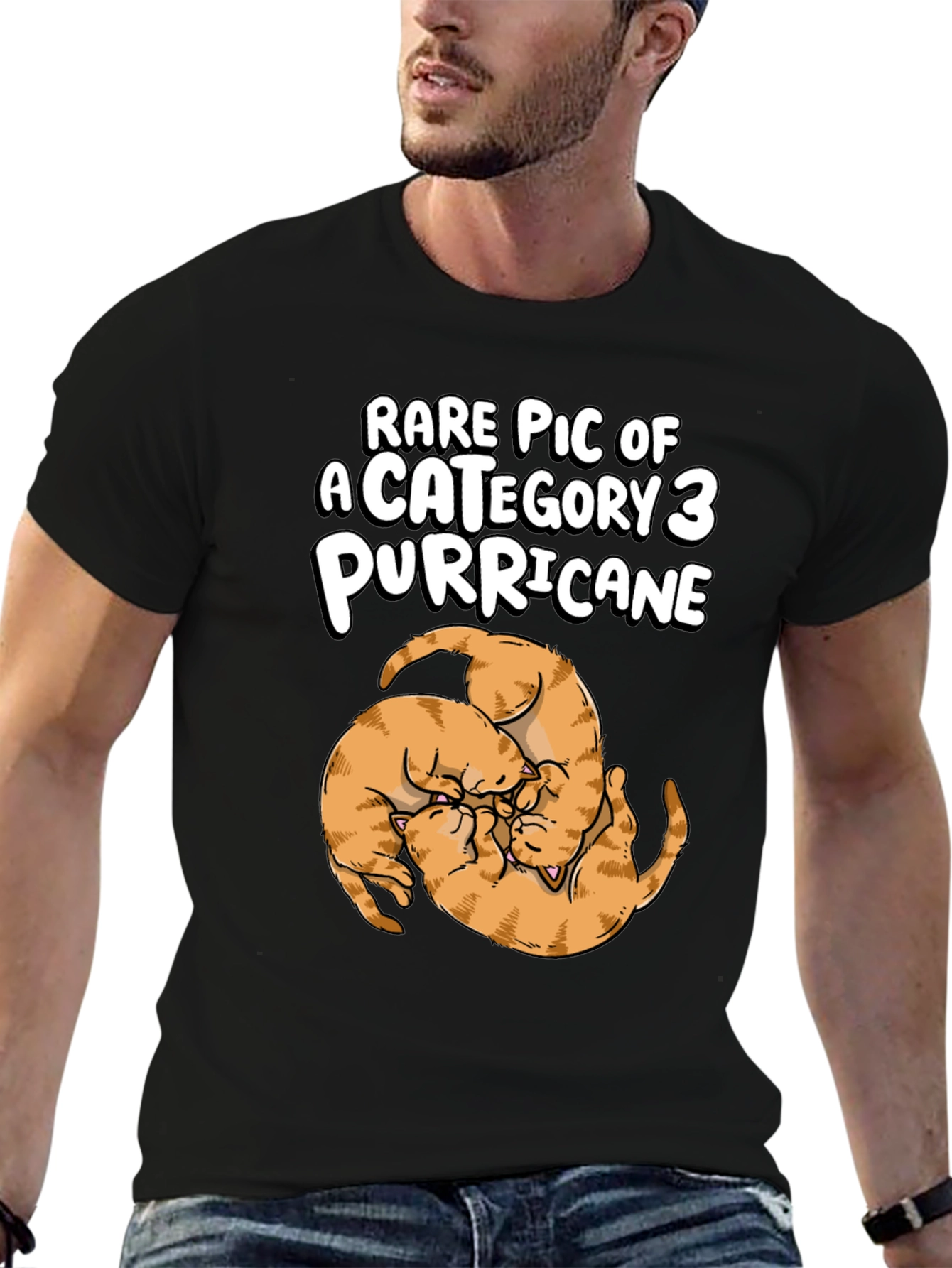Rare Category 3 Purricane Cat T-Shirt