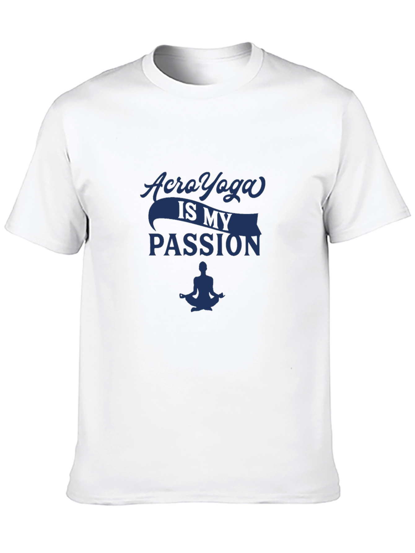 Acro Yoga Passion T-Shirt - Meditation Design