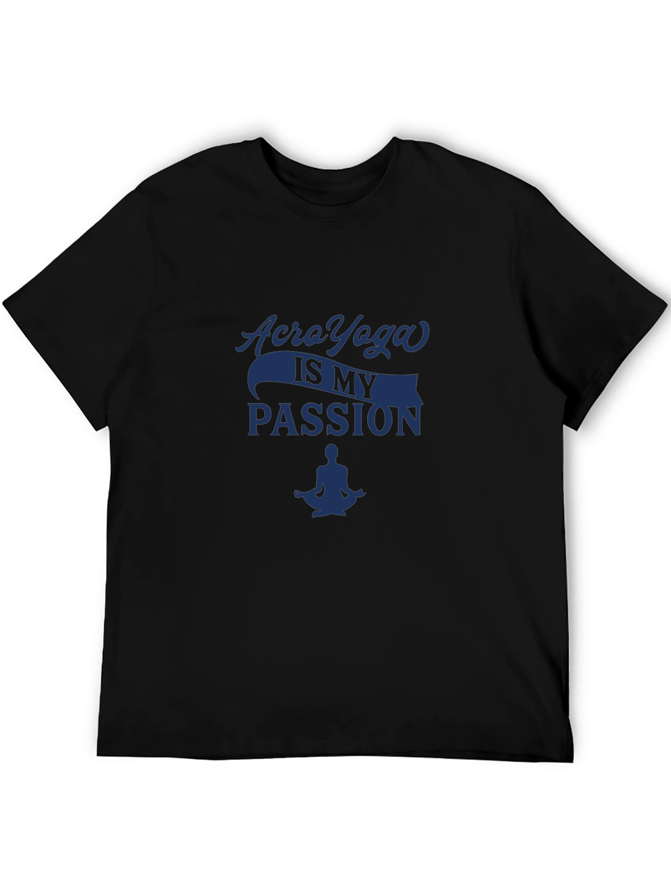 Acro Yoga Passion T-Shirt - Meditation Design