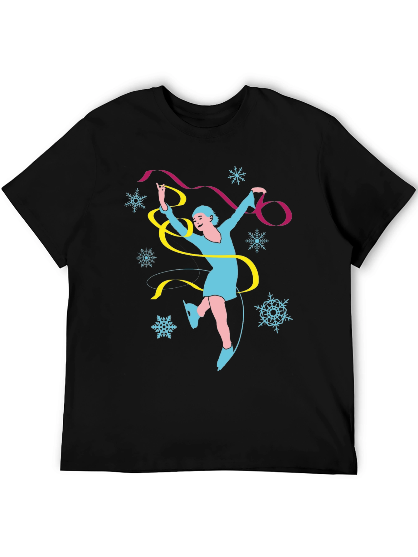 Figure Skating Black T-Shirt