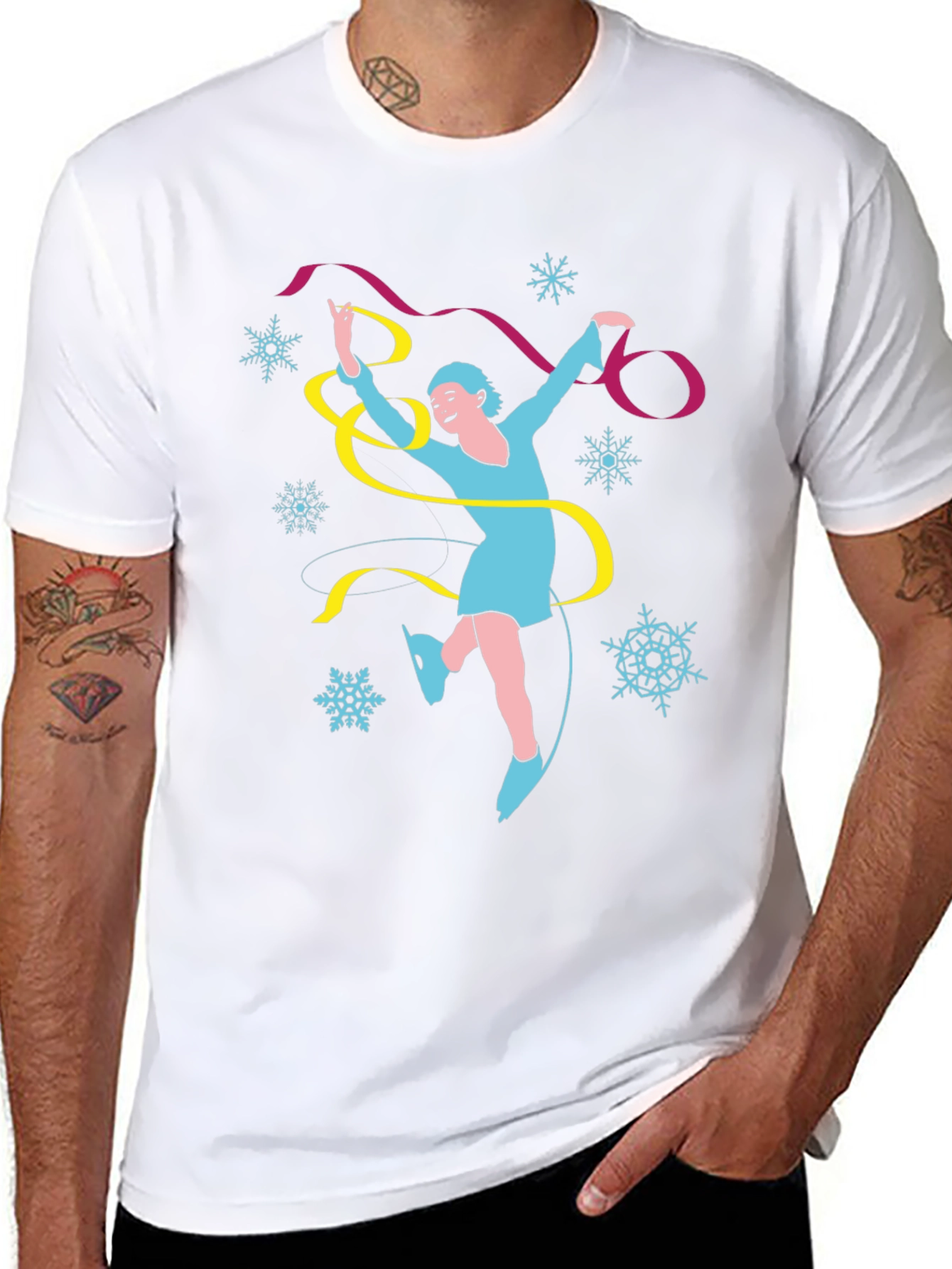 Figure Skating Black T-Shirt