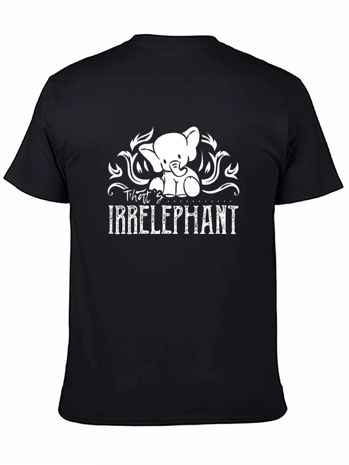 Irrelephant Graphic T-Shirt - Cute Elephant Design