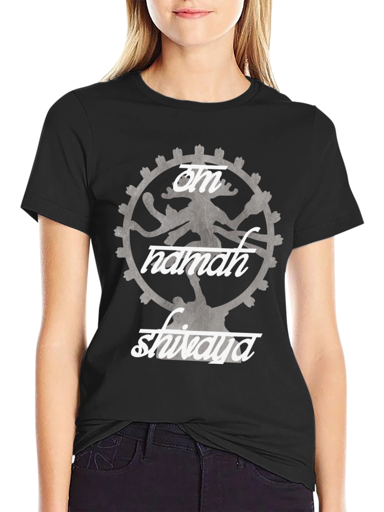 Om Namah Shivaya Graphic Tee - Spiritual Yoga Shirt