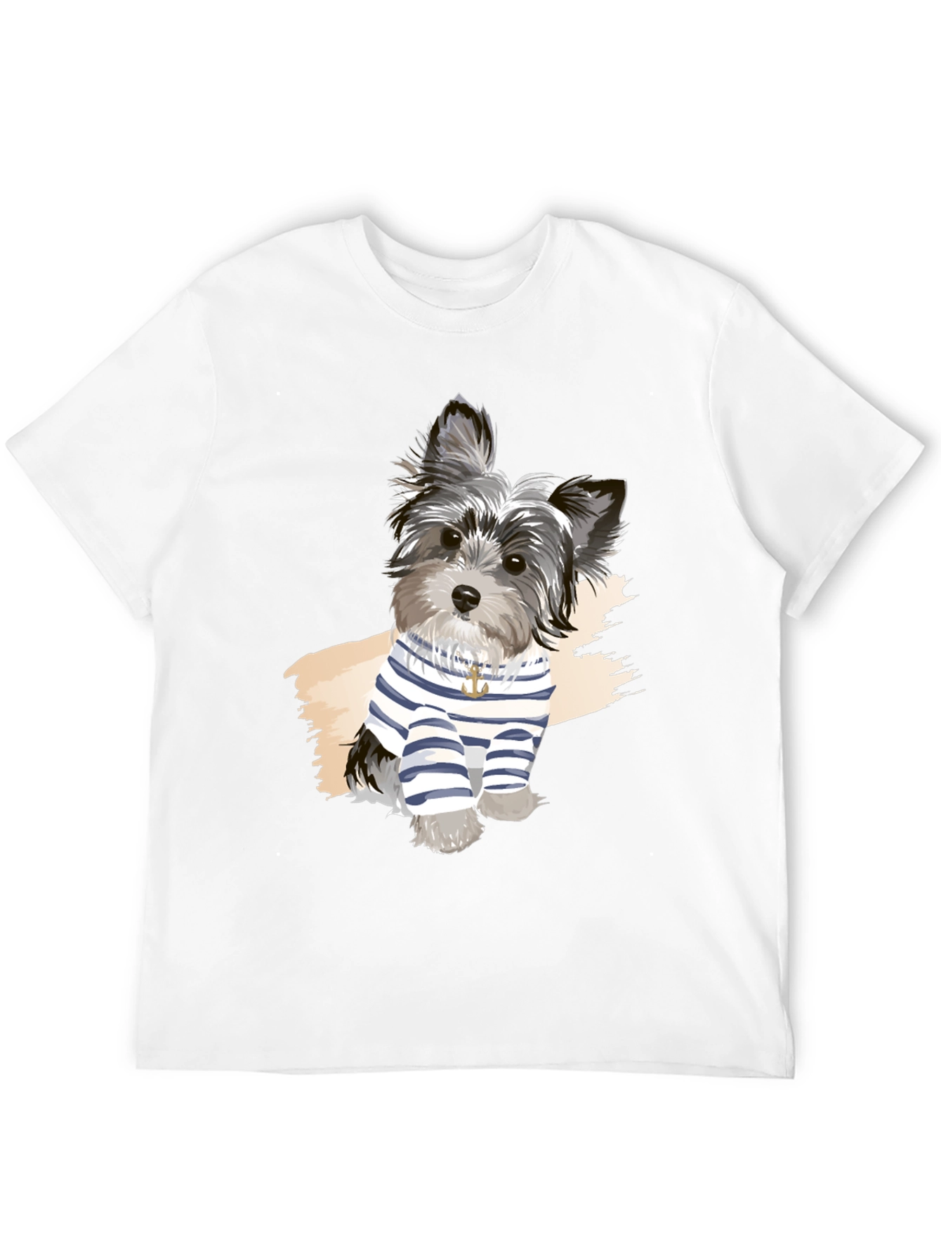 Dog Graphic Tee - Black Short Sleeve T-Shirt