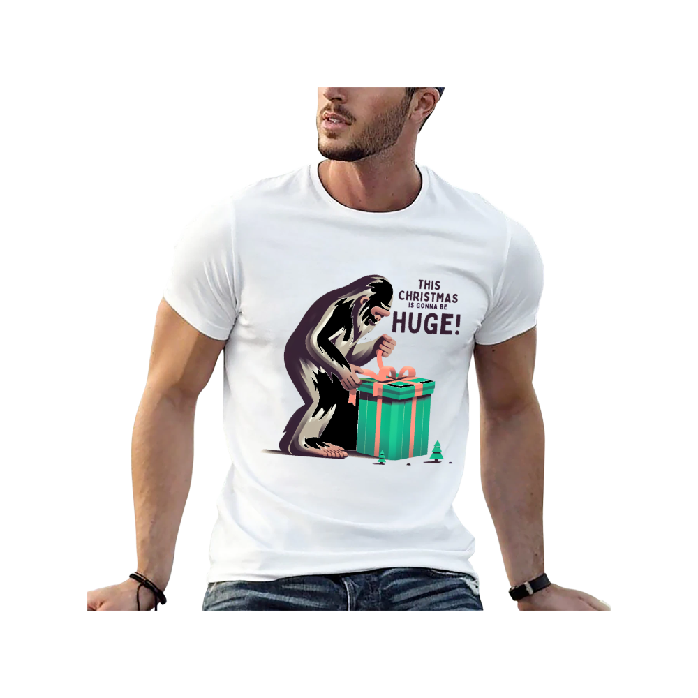 Festive "This Christmas Is Gonna Be HUGE!" T-Shirt - 100% Cotton | Bold Statement Holiday Tee | Fun Christmas Party Wear