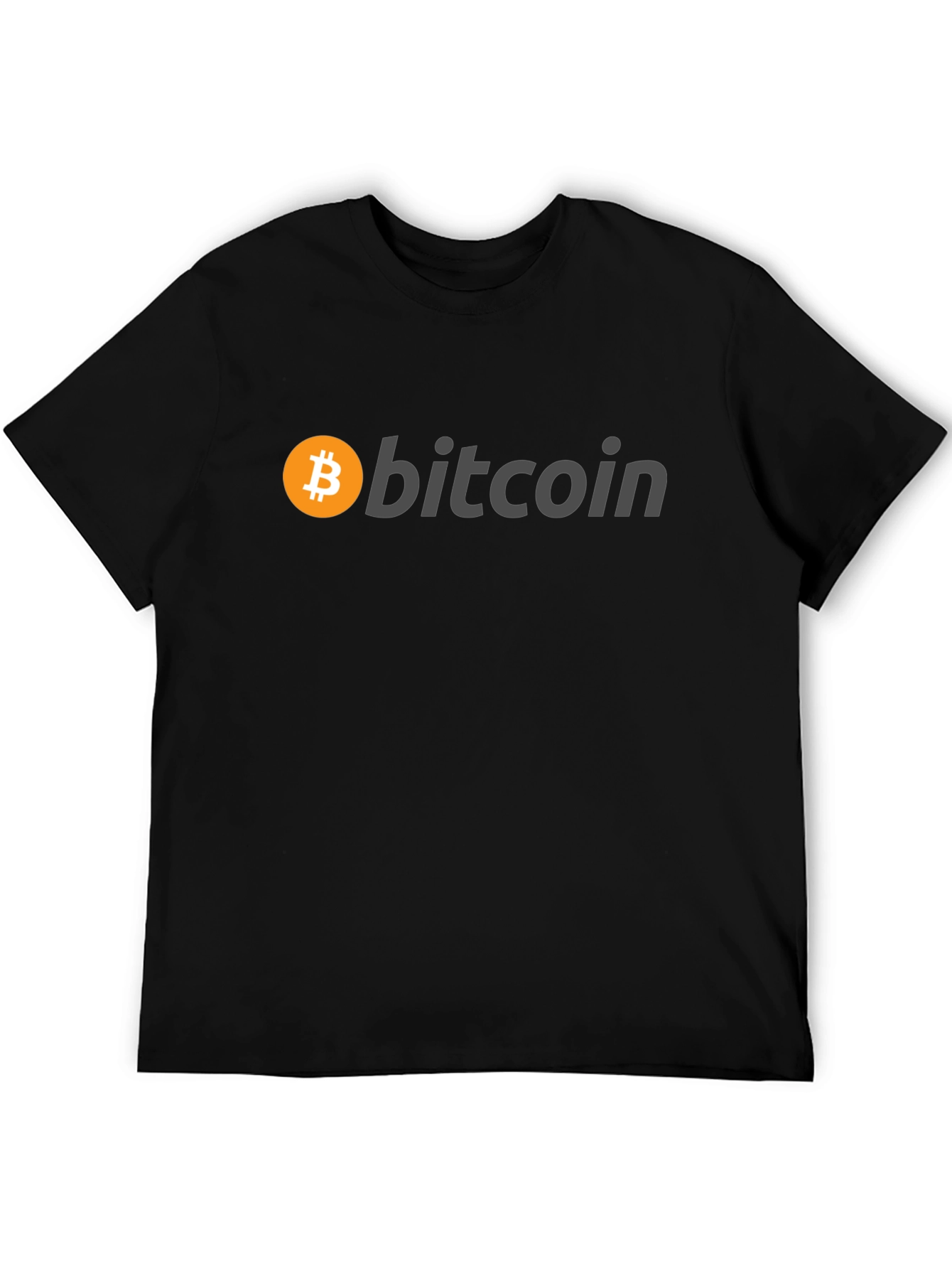 Bitcoin Logo Black T-Shirt