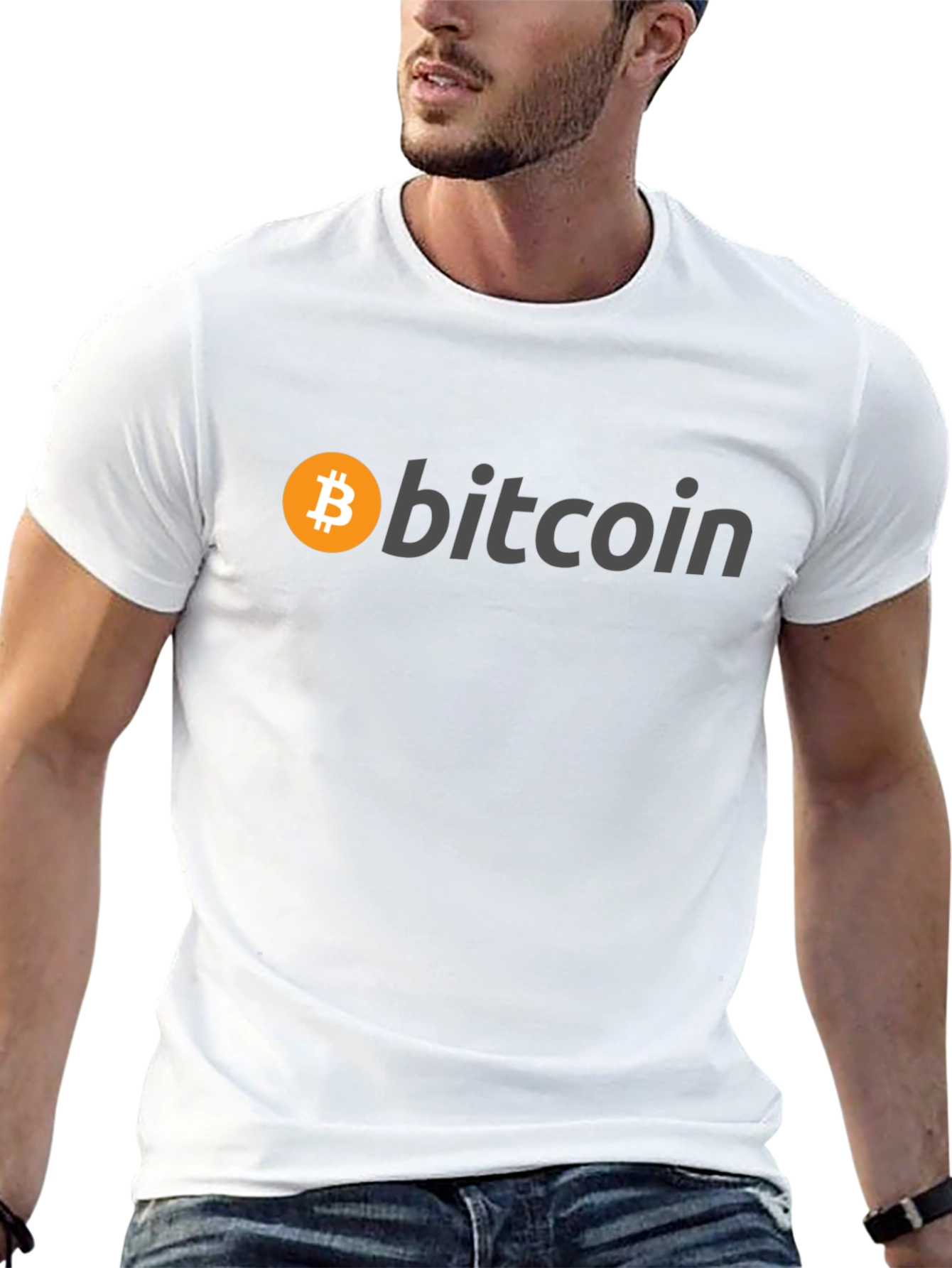 Bitcoin Logo Black T-Shirt