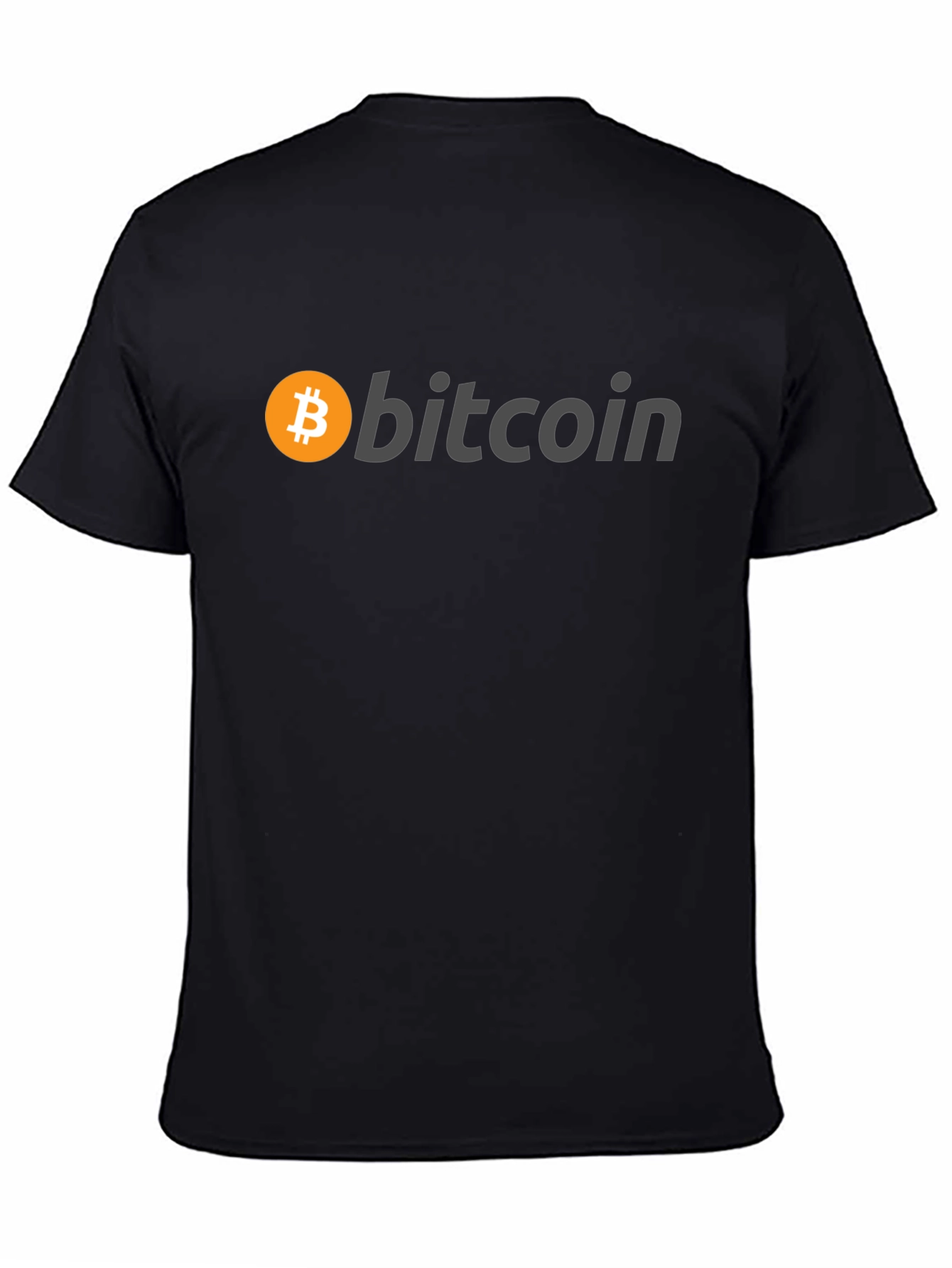 Bitcoin Logo Black T-Shirt