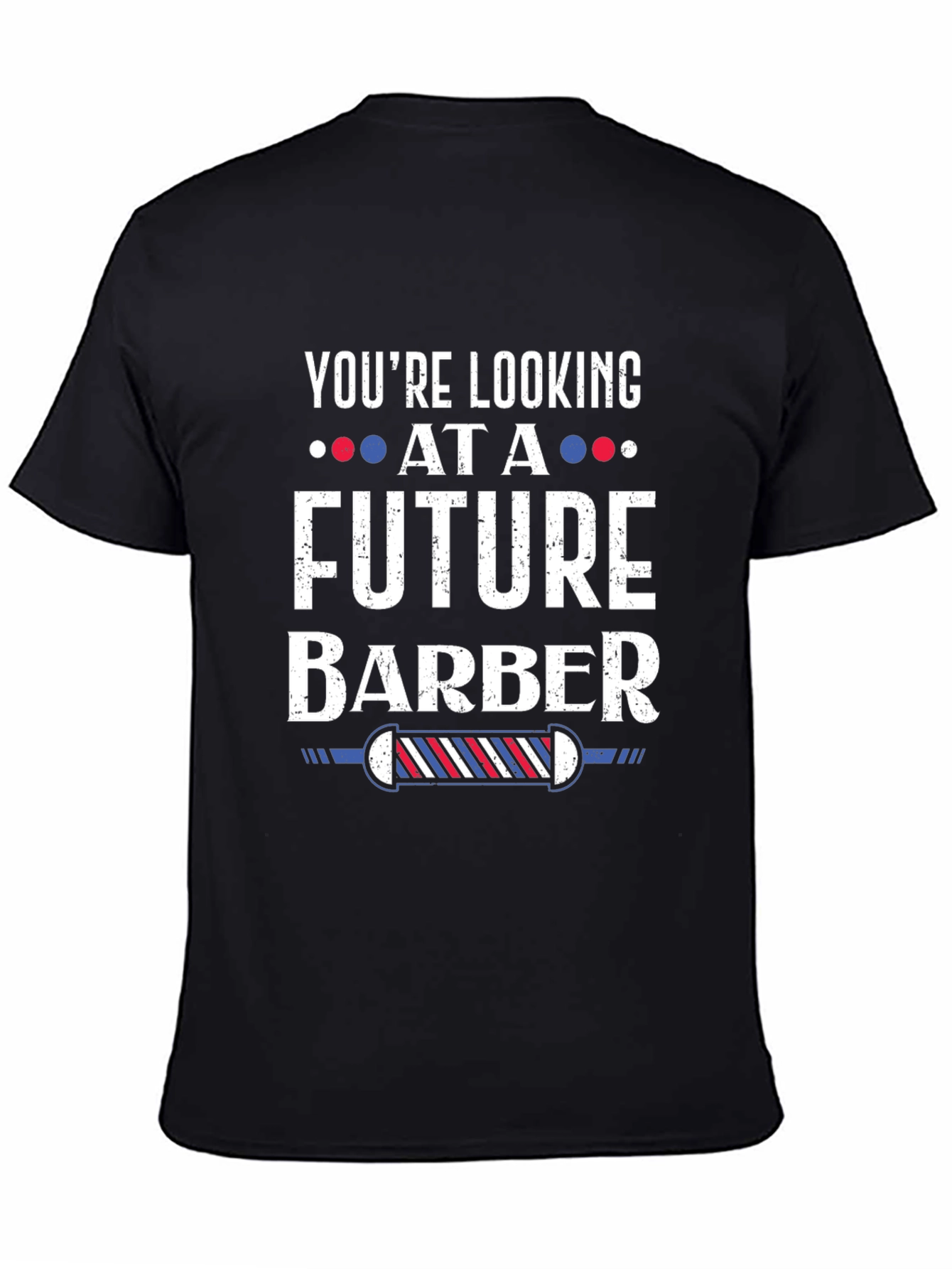 Future Barber Graphic Tee - Mens Black T-Shirt
