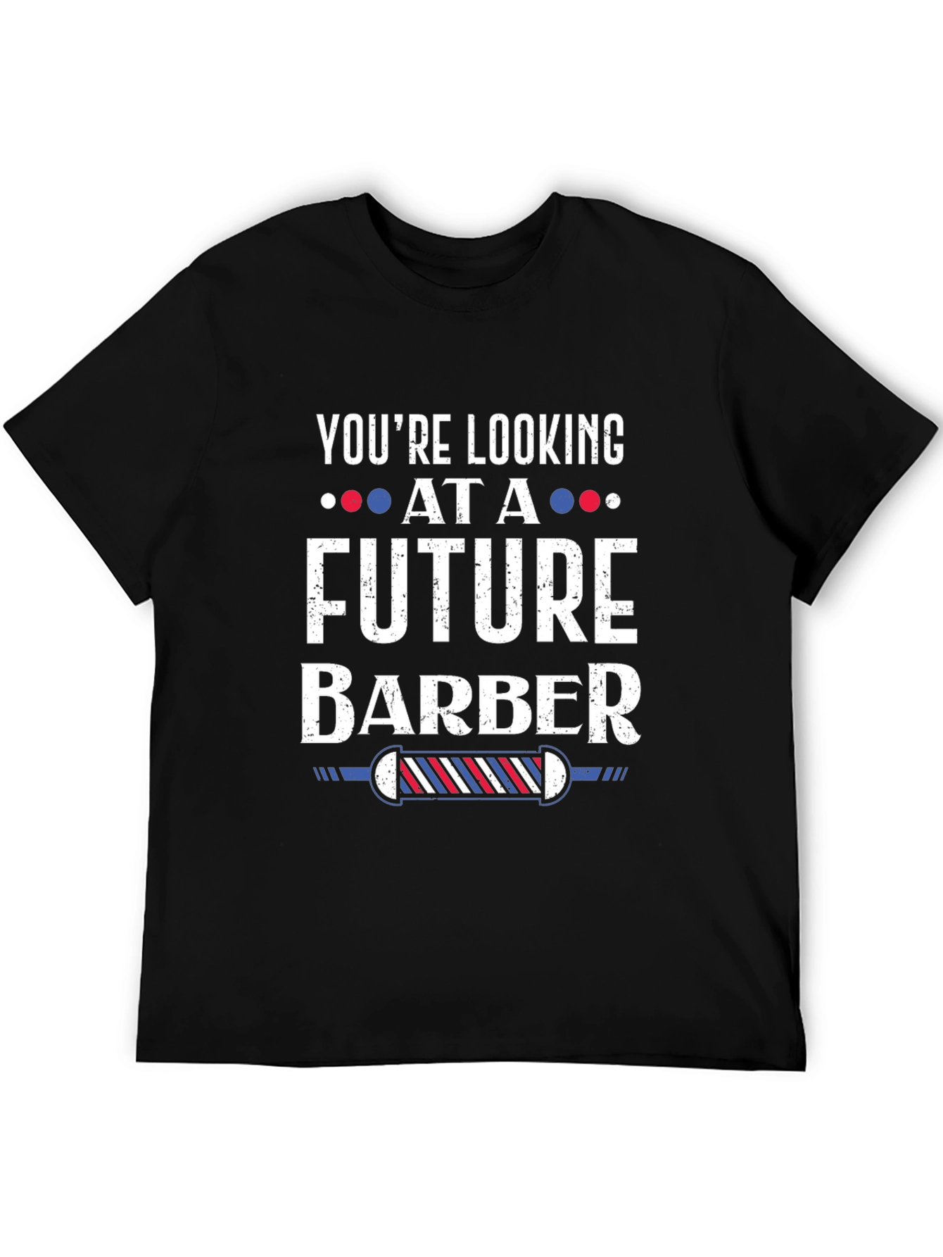 Future Barber Graphic Tee - Mens Black T-Shirt