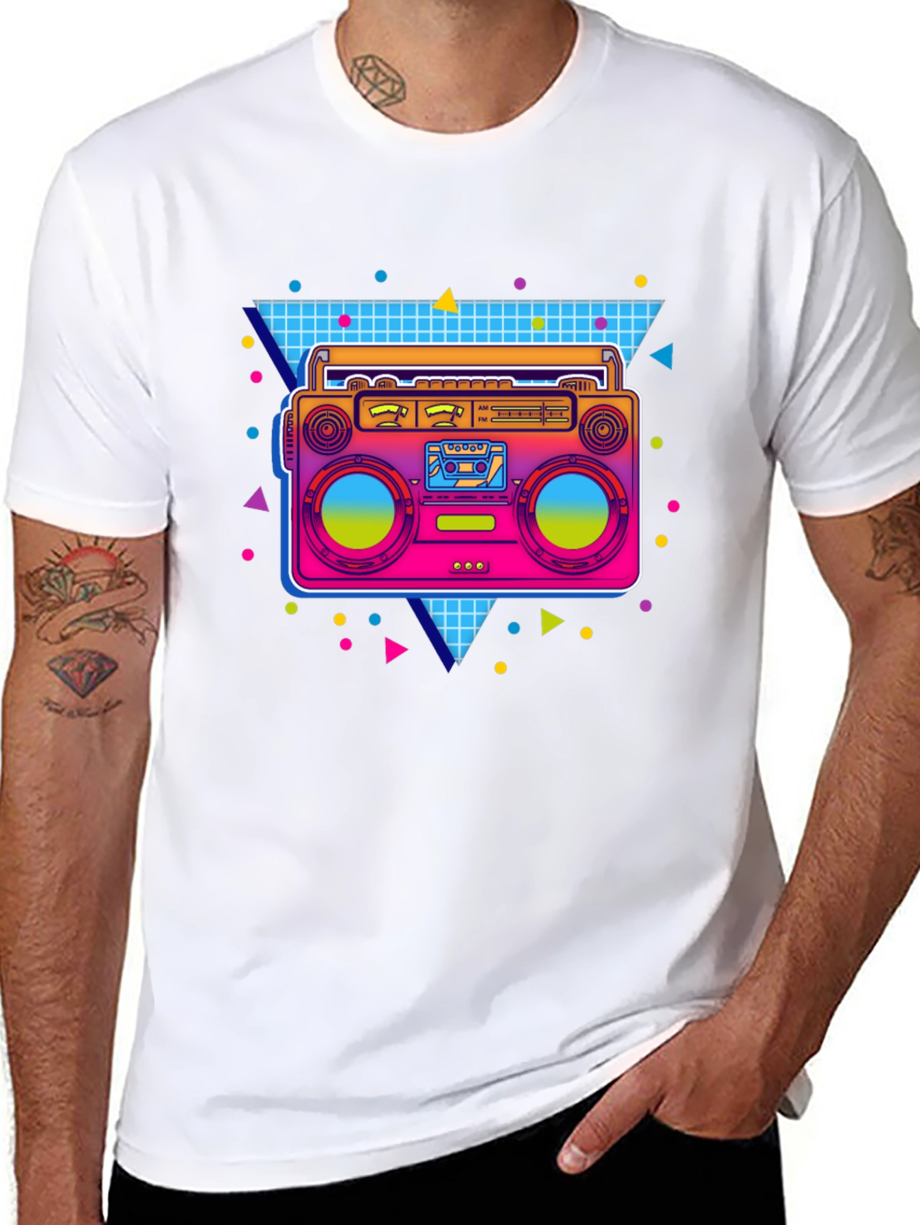 Retro 80s Boombox T-Shirt
