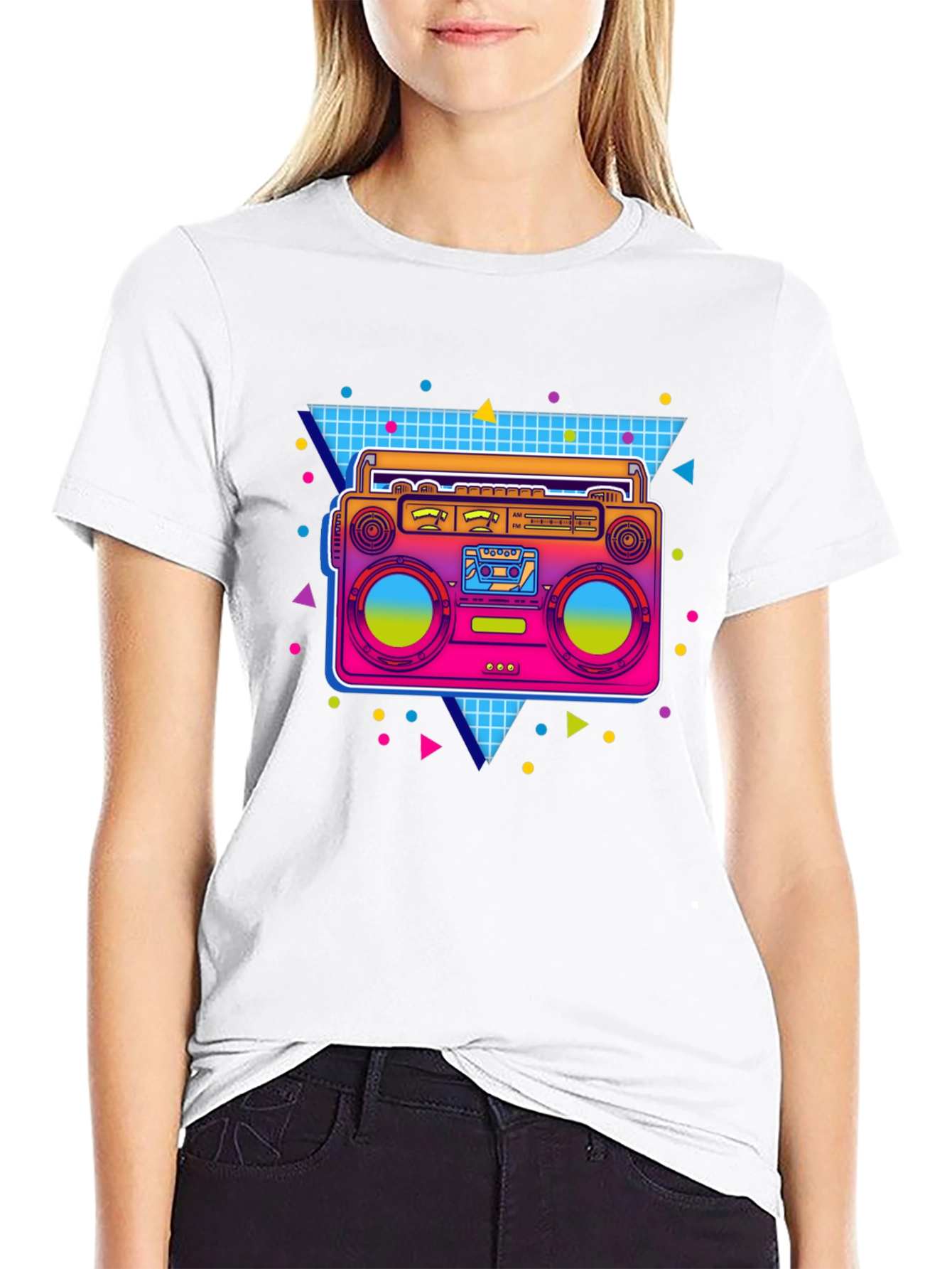 Retro 80s Boombox T-Shirt