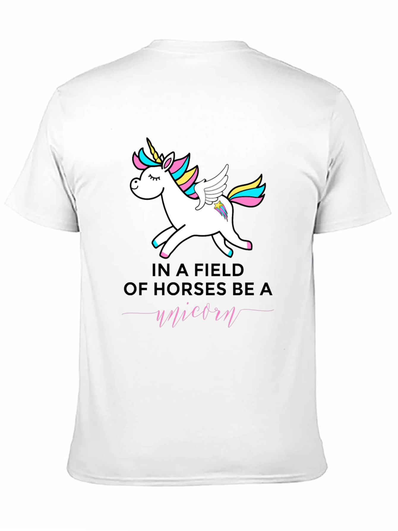 Be a Unicorn T-Shirt - Black