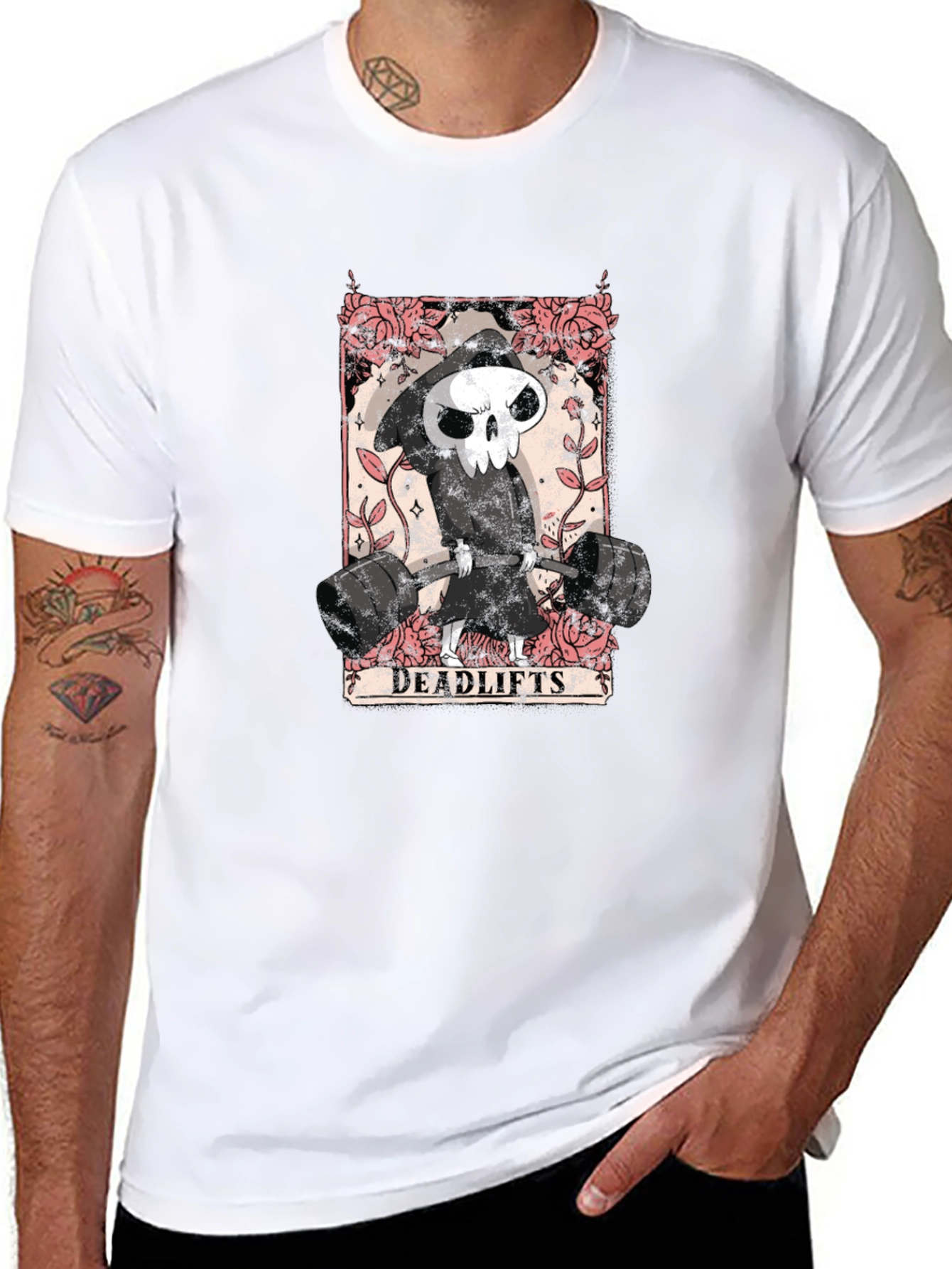 Grim Reaper Deadlifts Black T-Shirt