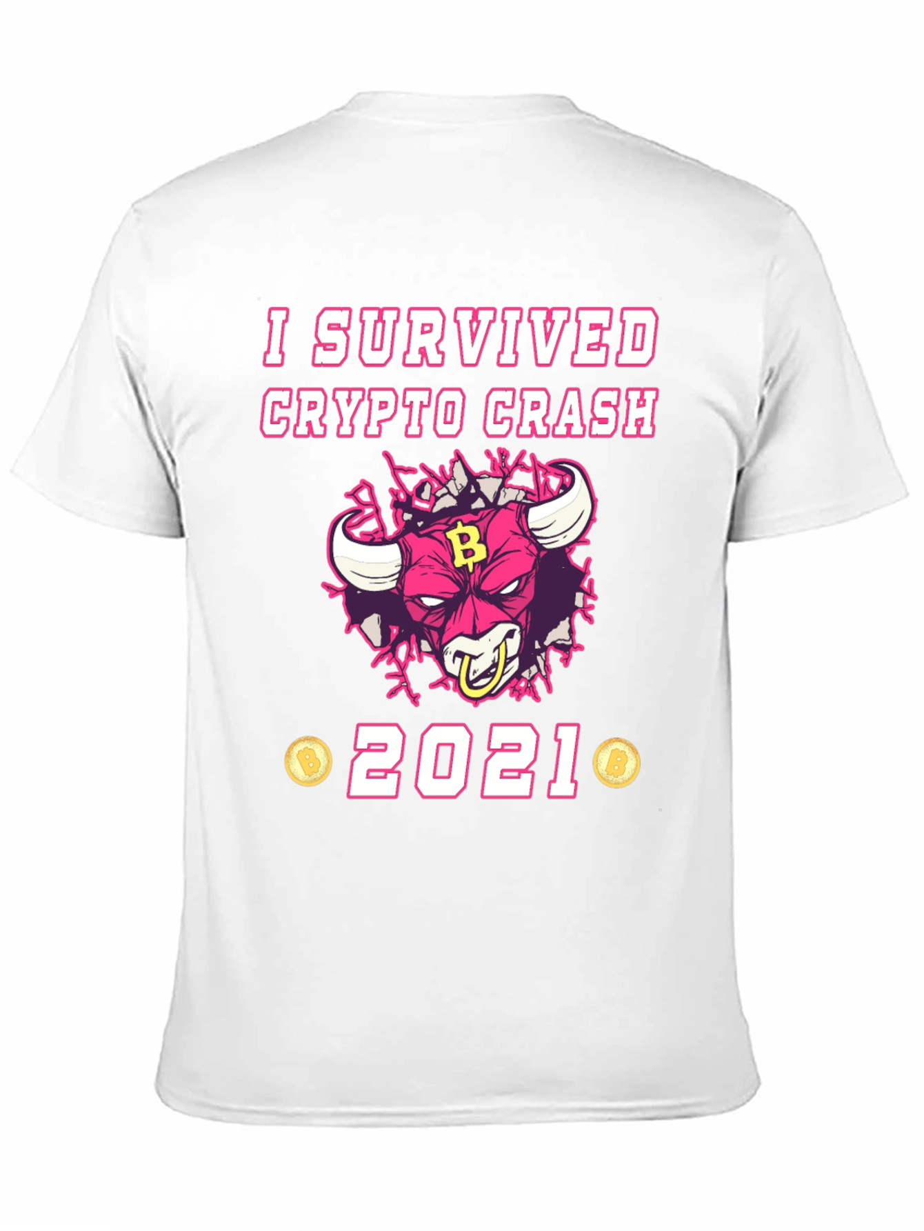 Crypto Crash Survivor 2021 Graphic T-Shirt