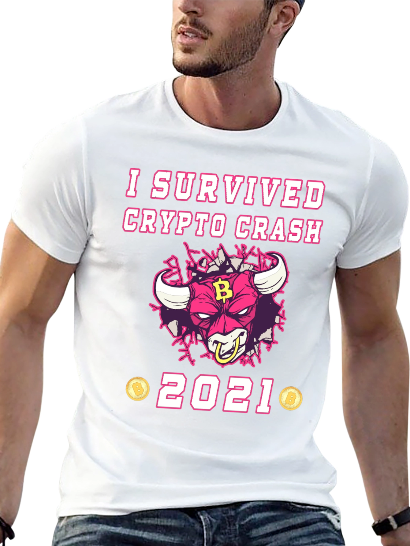 Crypto Crash Survivor 2021 Graphic T-Shirt