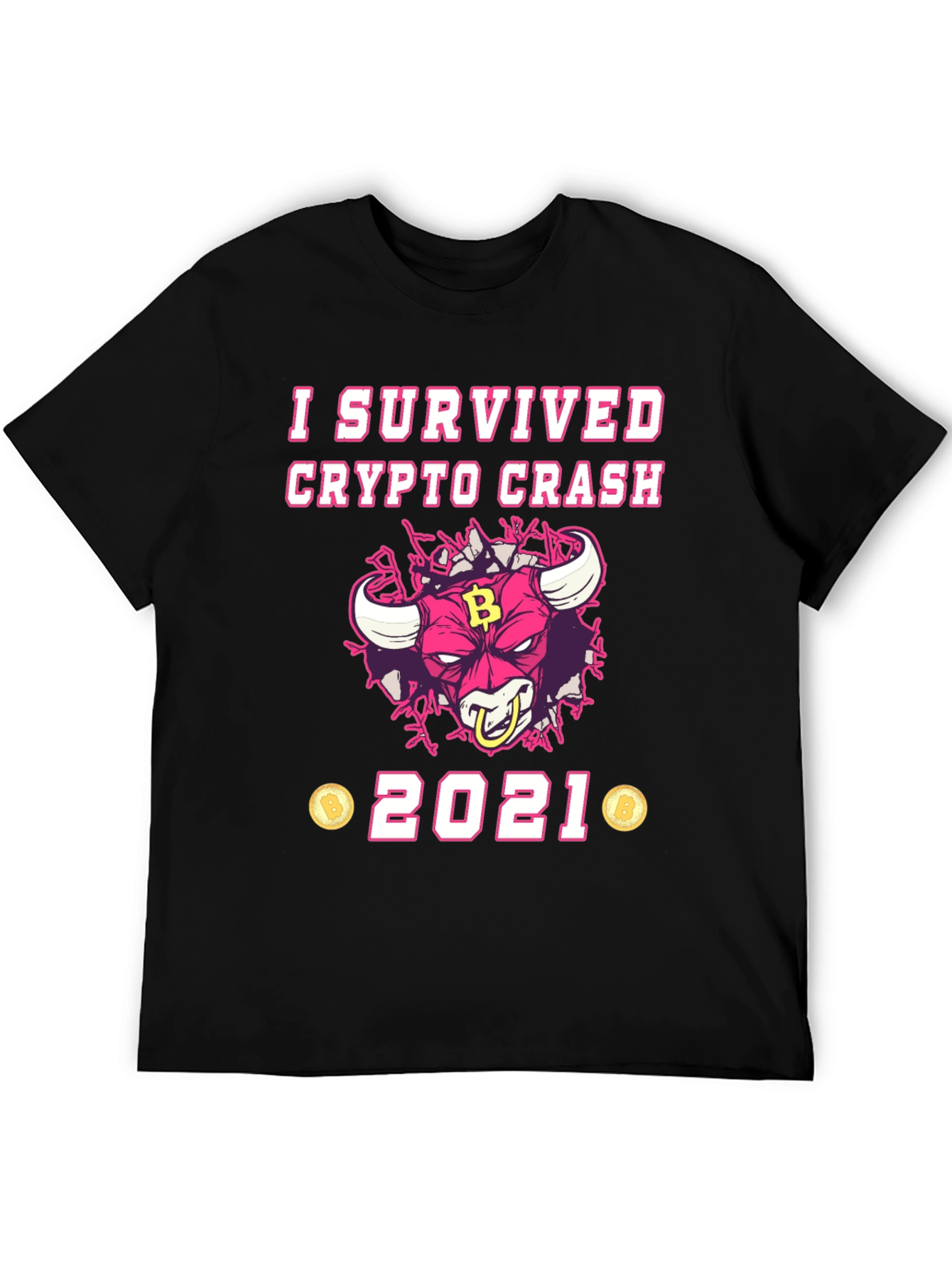 Crypto Crash Survivor 2021 Graphic T-Shirt