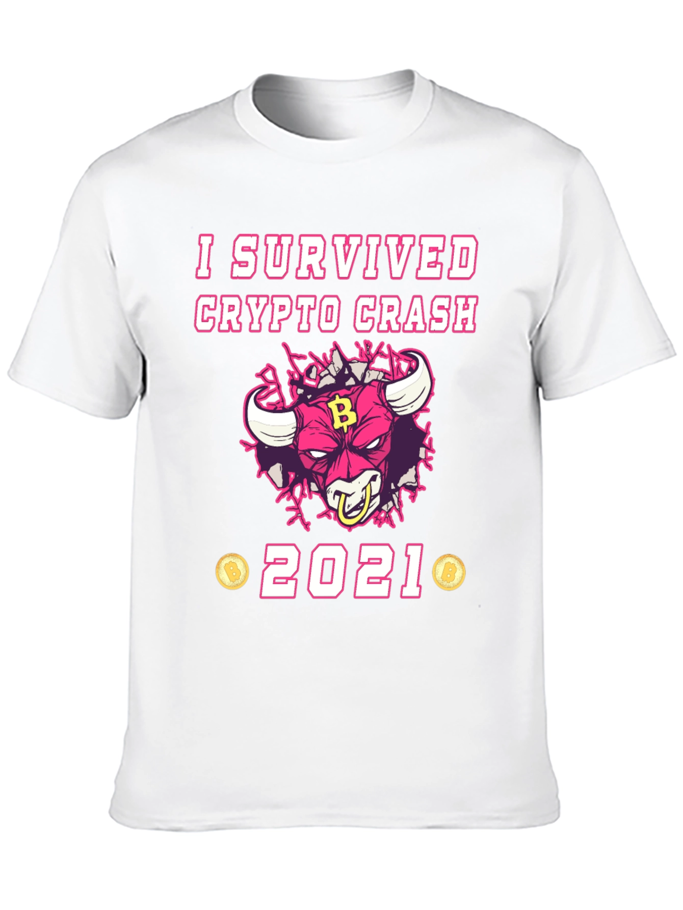 Crypto Crash Survivor 2021 Graphic T-Shirt