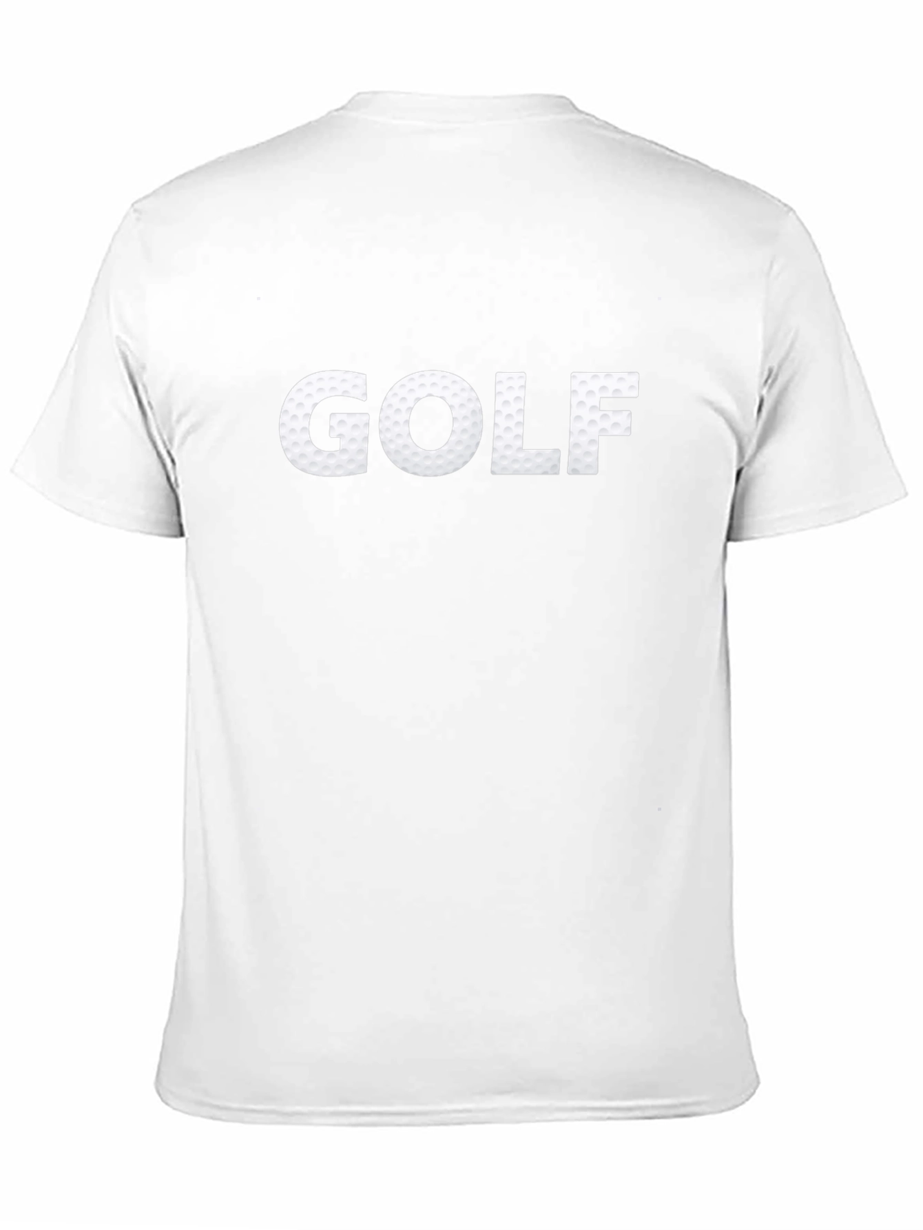 Golf Ball Texture Tee - Sporty Black T-Shirt
