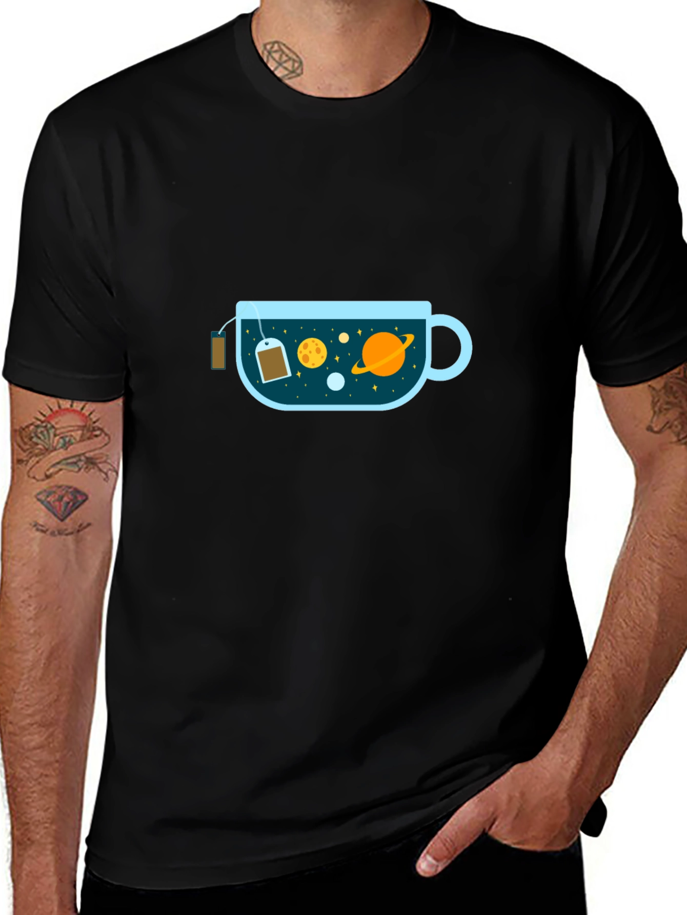 Cosmic Tea T-Shirt - Stylish Graphic Tee