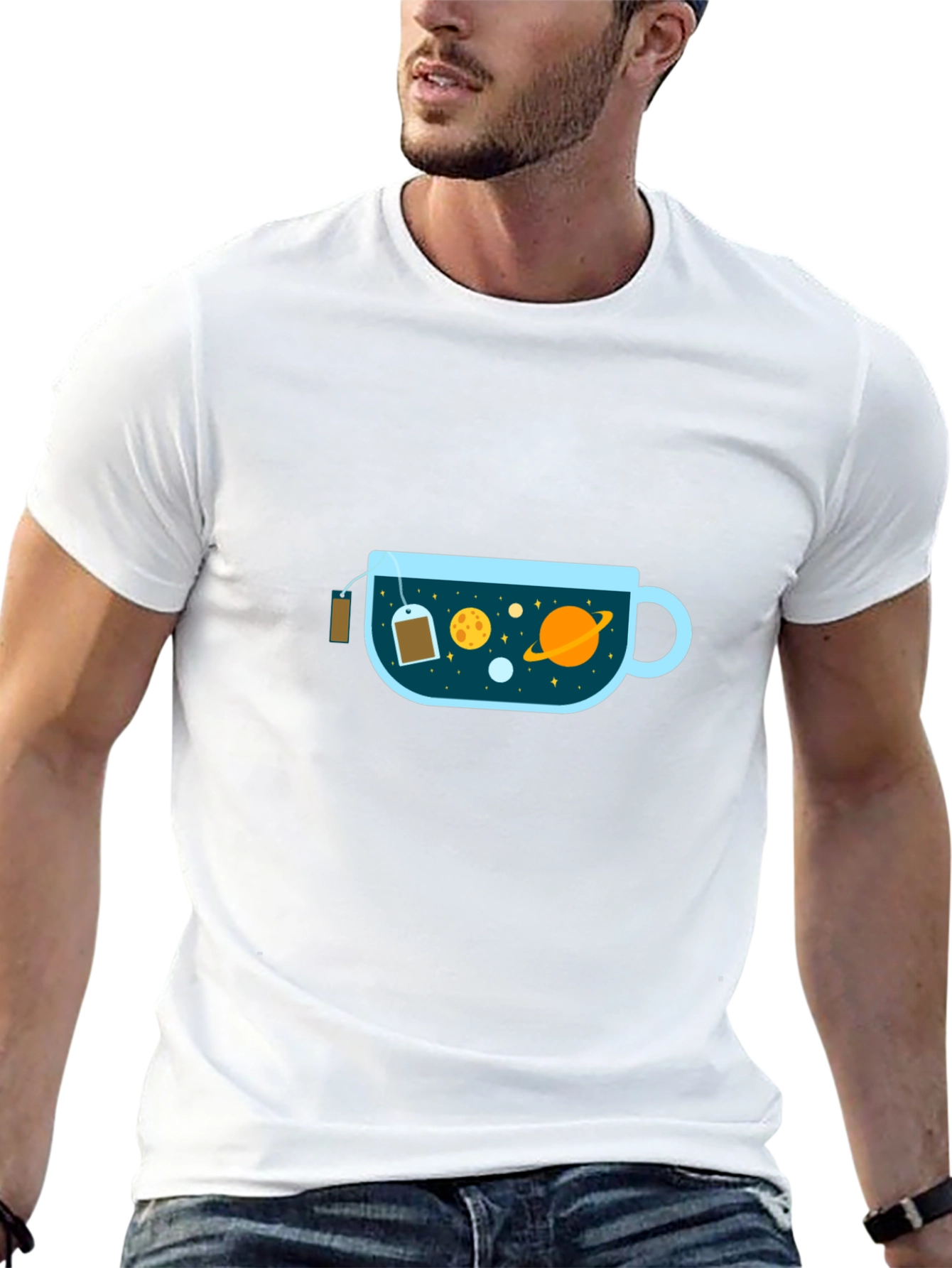 Cosmic Tea T-Shirt - Stylish Graphic Tee