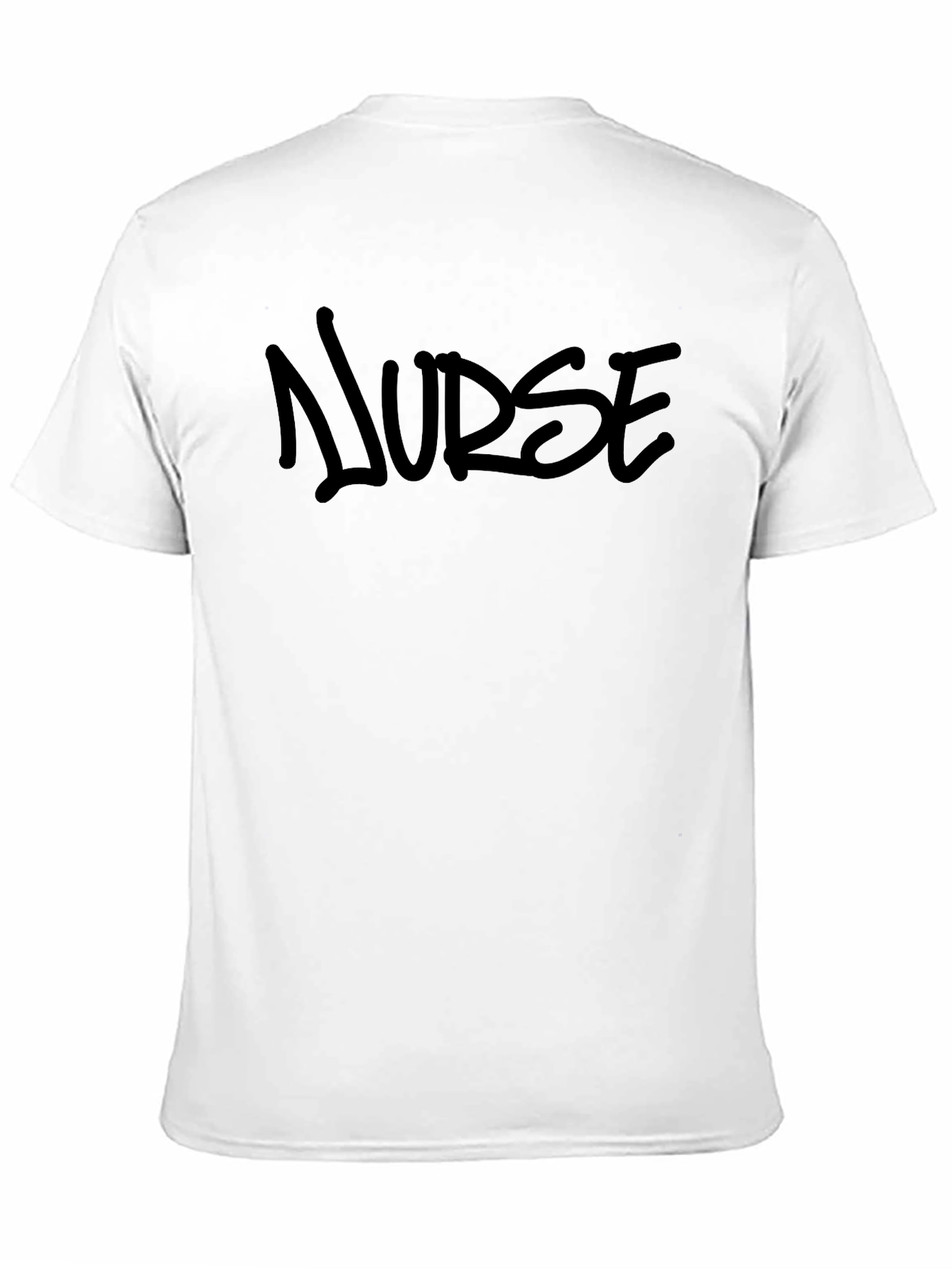 Nurse Black Graphic Tee - Casual Comfort
