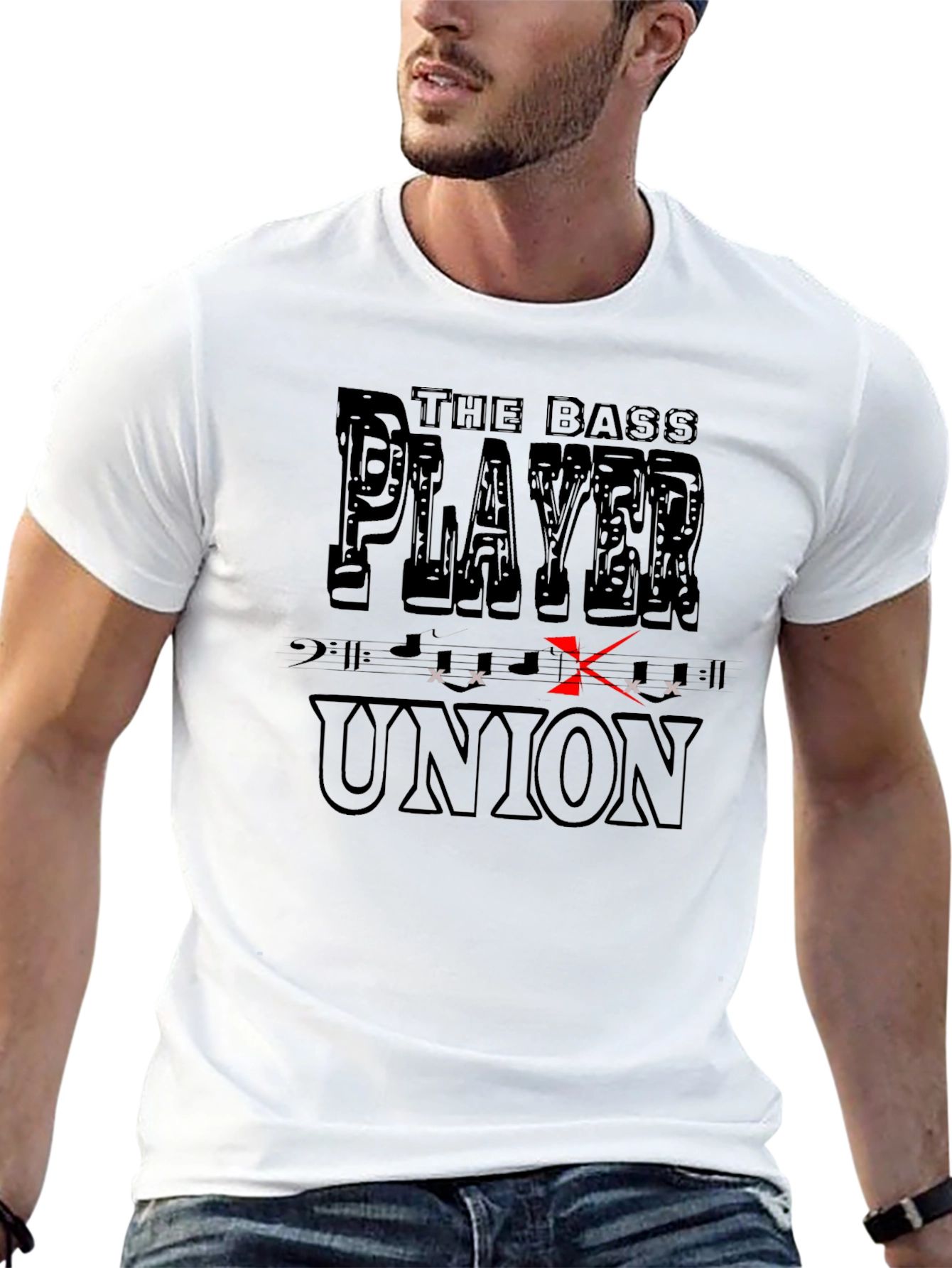 The Bass Player Union T-Shirt - Music Lover Tee