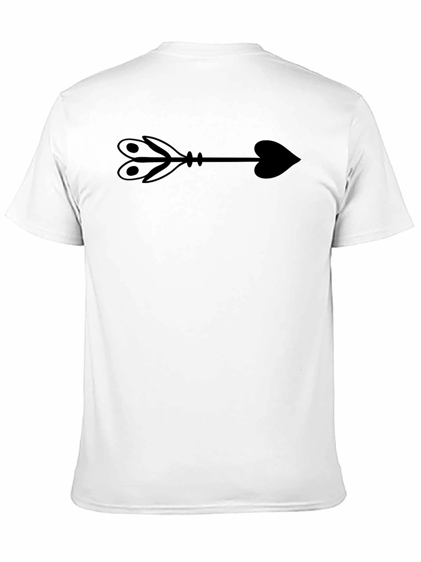 Arrow Heart Graphic T-Shirt - Classic Black Tee