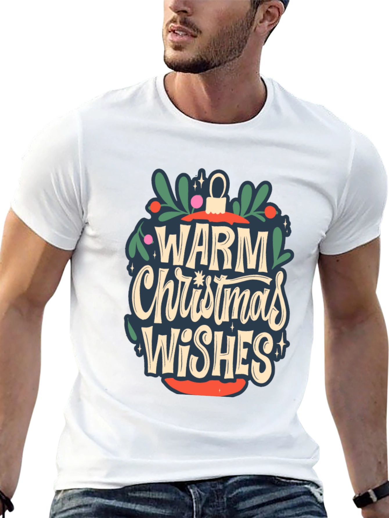 Warm Christmas Wishes Graphic Tee