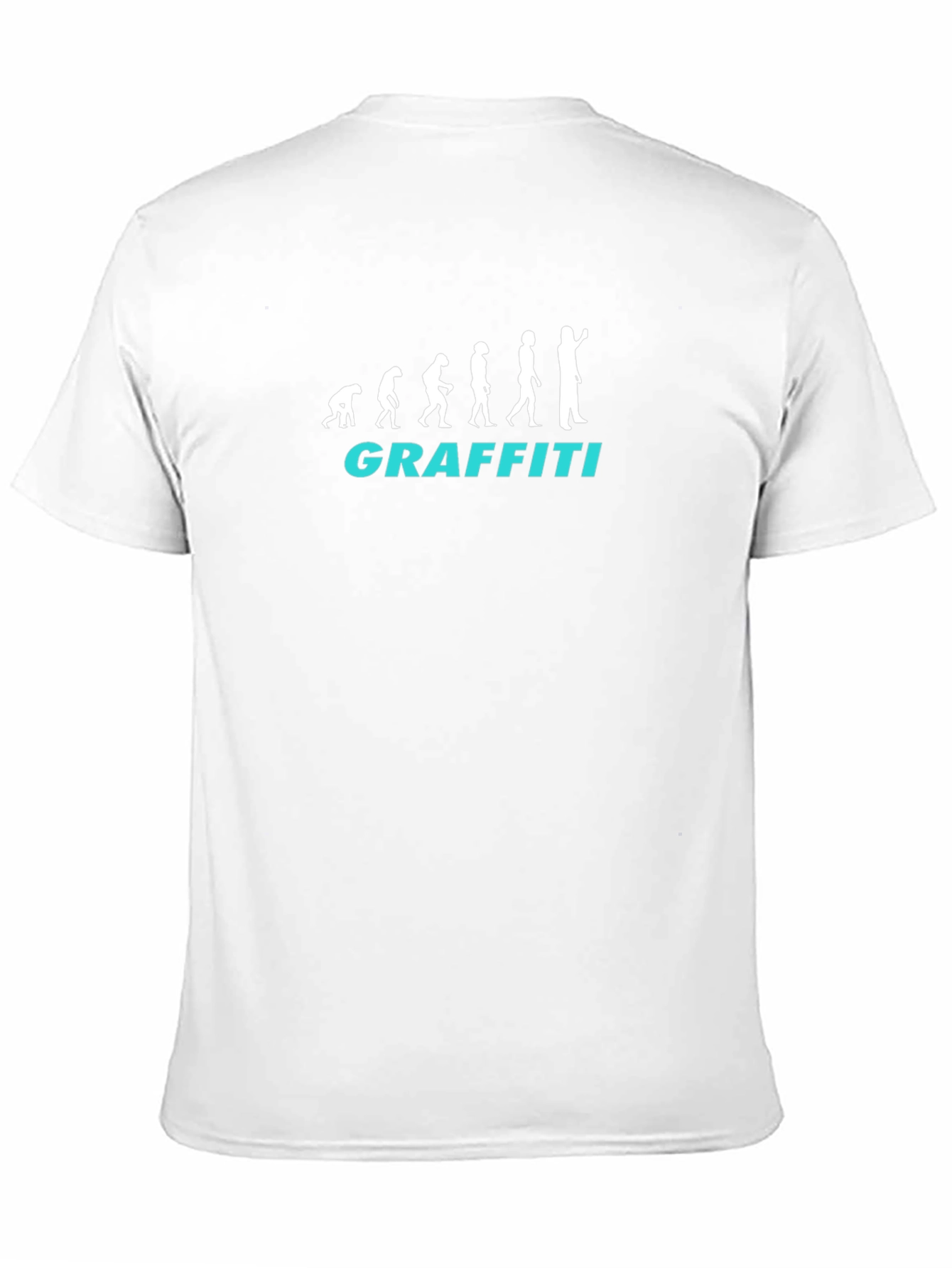 Evolution of Graffiti T-Shirt - Black Crew Neck Tee