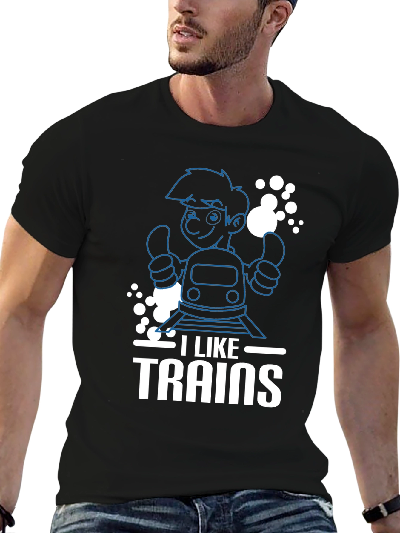 I Like Trains T-Shirt - Fun & Comfortable