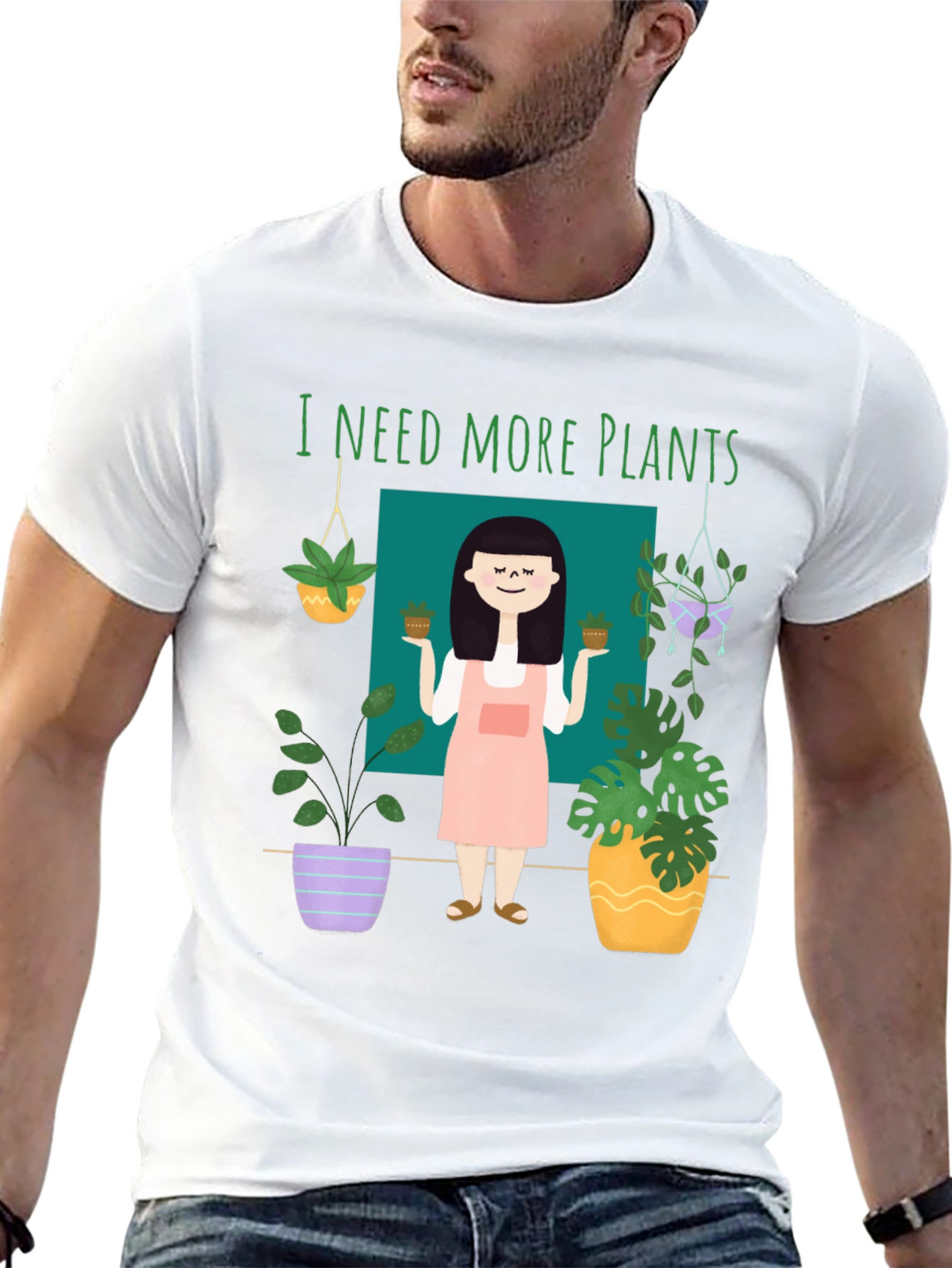 I Need More Plants Graphic T-Shirt