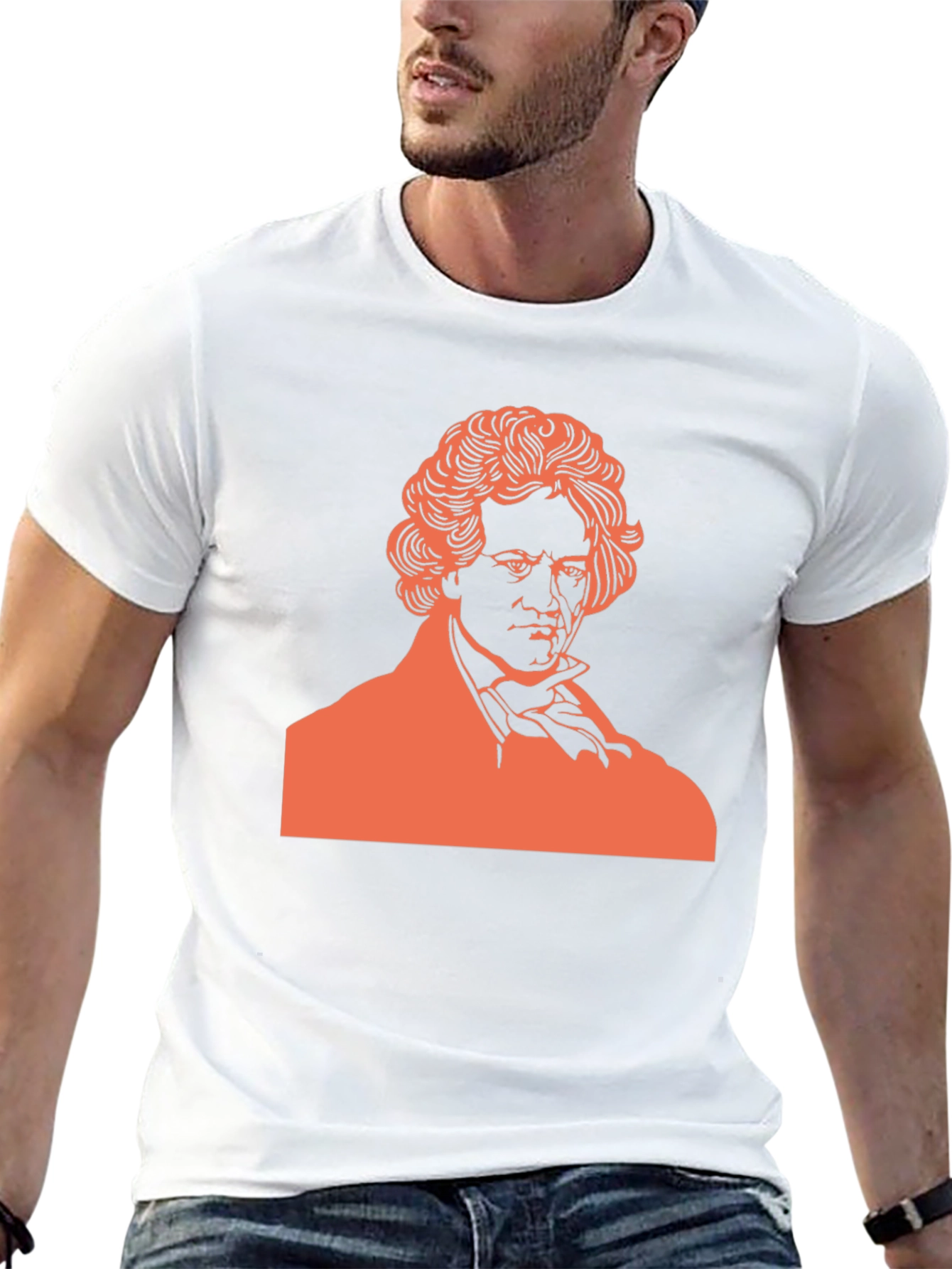 Beethoven Graphic Tee - Stylish Musician T-Shirt