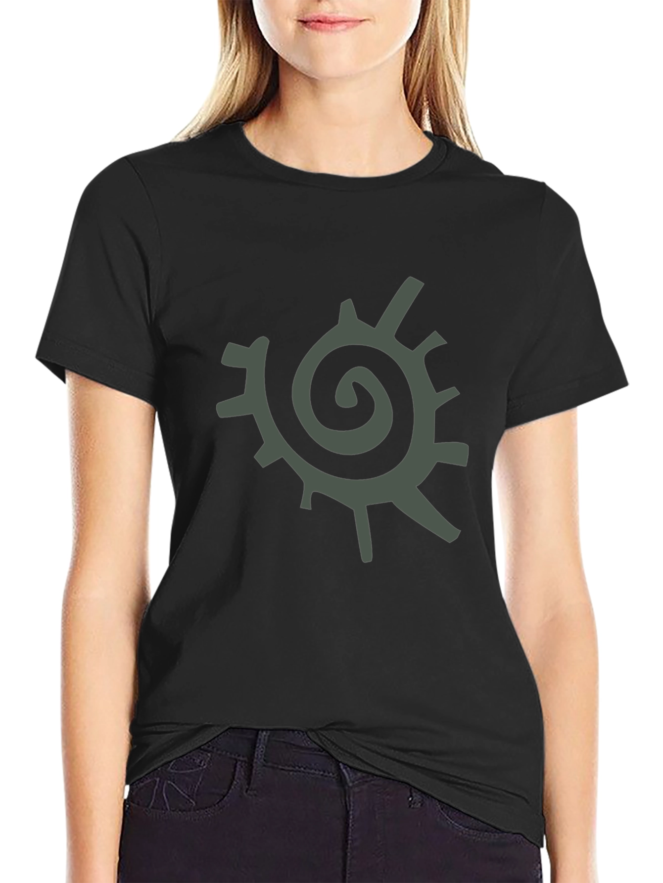 Spiral Graphic Tee - Modern Casual Style