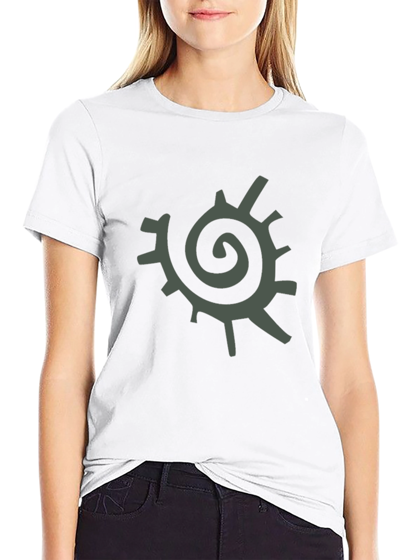 Spiral Graphic Tee - Modern Casual Style