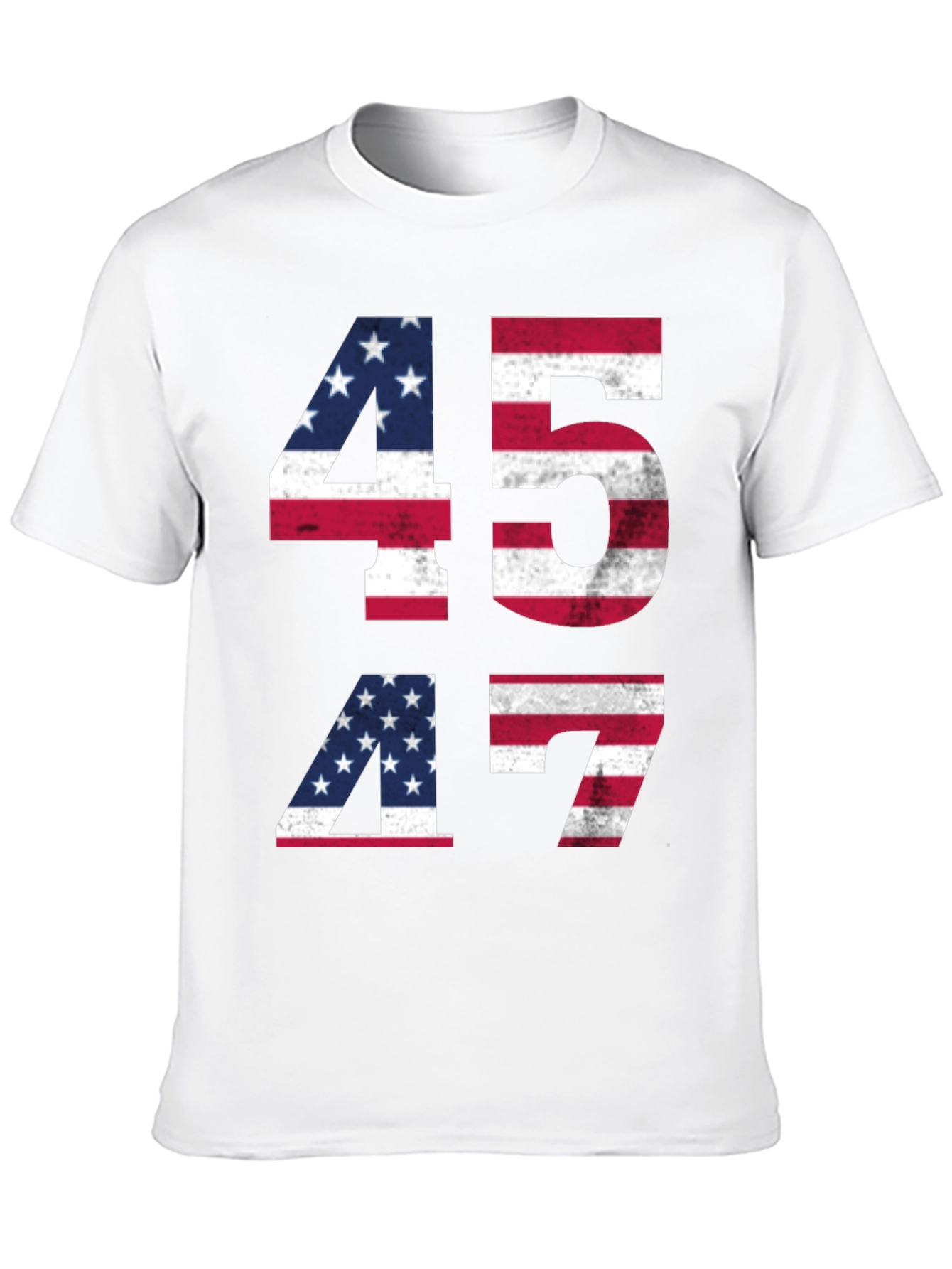 45 47 American Flag Patriotic T-Shirt