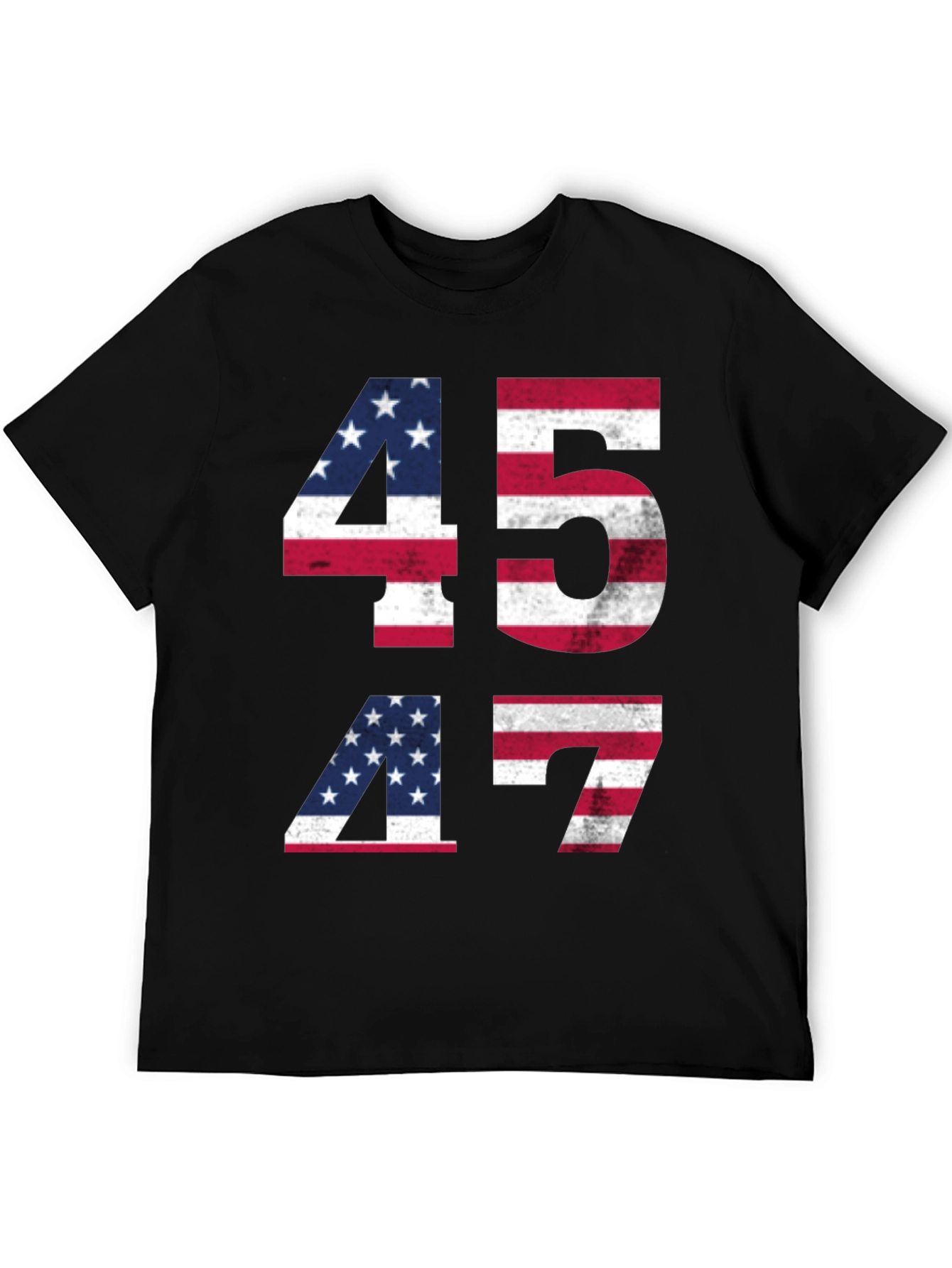 45 47 American Flag Patriotic T-Shirt