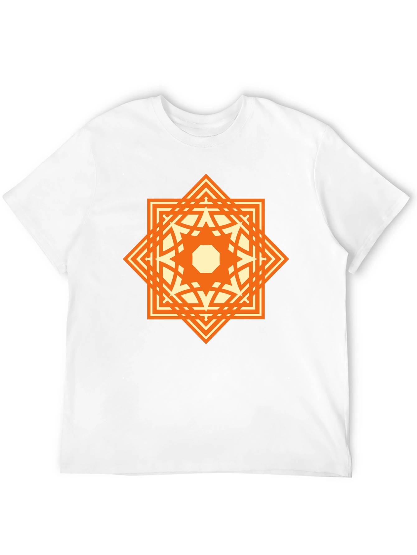 Geometric Starburst Graphic Tee - Stylish & Unique!